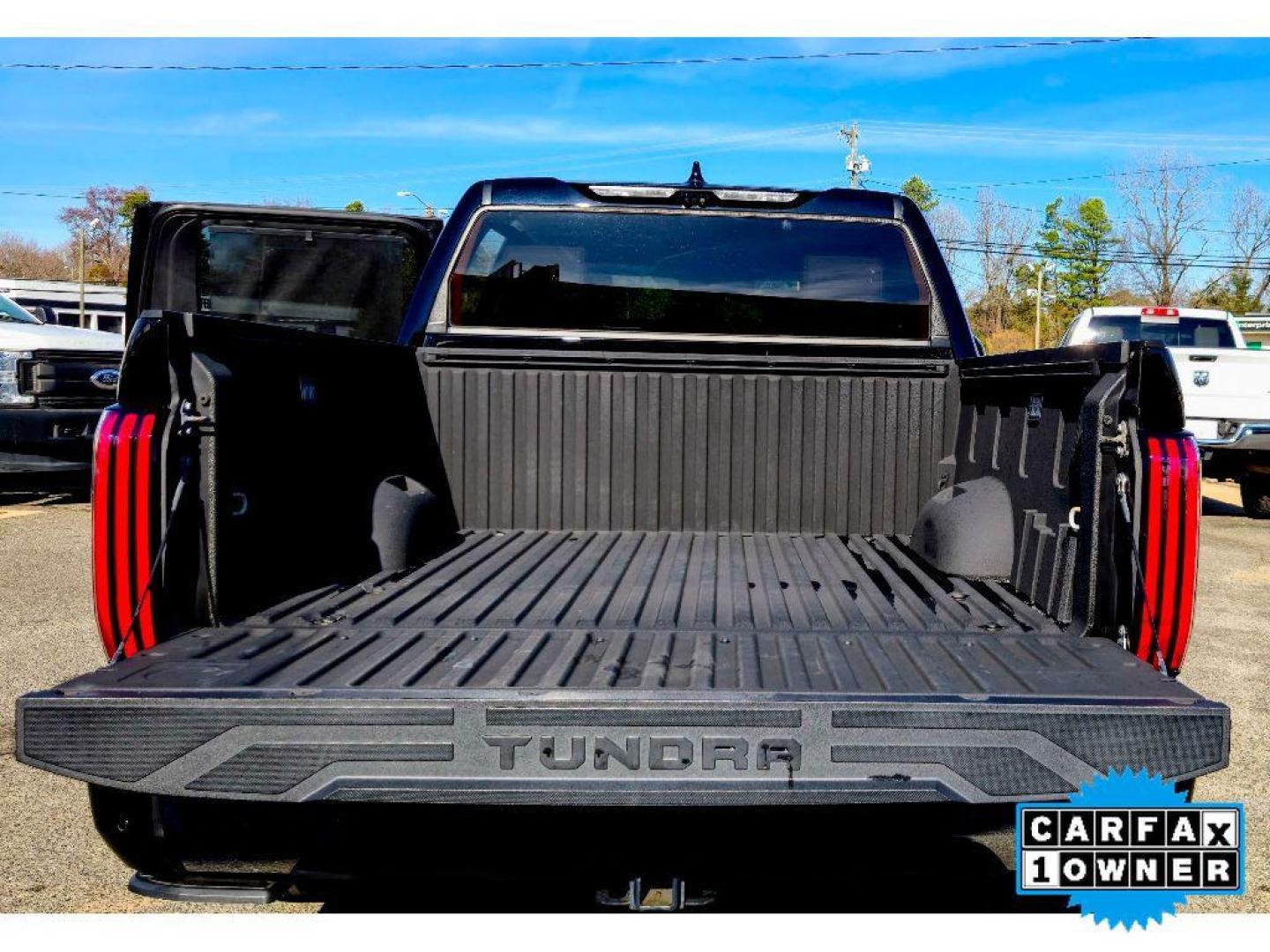 2023 Midnight Black Metallic /Saddle Tan Toyota Tundra 1794 Edition (5TFMA5AB0PX) with an V6, 3.5L (3445 cc) engine, 10-speed automatic transmission, located at 6520 E. Independence Blvd., Charlotte, NC, 28212, 35.146019, -80.723465 - <b>Equipment</b><br>See what's behind you with the back up camera on it. The Toyota Tundra is pure luxury with a heated steering wheel. Bluetooth technology is built into this 2023 Toyota Tundra , keeping your hands on the steering wheel and your focus on the road. This vehicle is a certified CARFAX - Photo#18