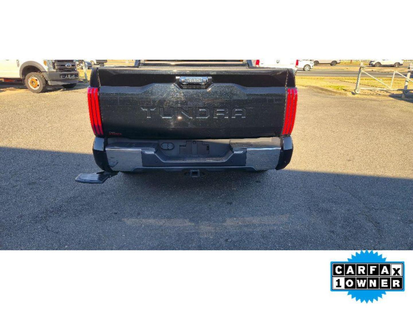 2023 Midnight Black Metallic /Saddle Tan Toyota Tundra 1794 Edition (5TFMA5AB0PX) with an V6, 3.5L (3445 cc) engine, 10-speed automatic transmission, located at 6520 E. Independence Blvd., Charlotte, NC, 28212, 35.146019, -80.723465 - <b>Equipment</b><br>See what's behind you with the back up camera on it. The Toyota Tundra is pure luxury with a heated steering wheel. Bluetooth technology is built into this 2023 Toyota Tundra , keeping your hands on the steering wheel and your focus on the road. This vehicle is a certified CARFAX - Photo#30