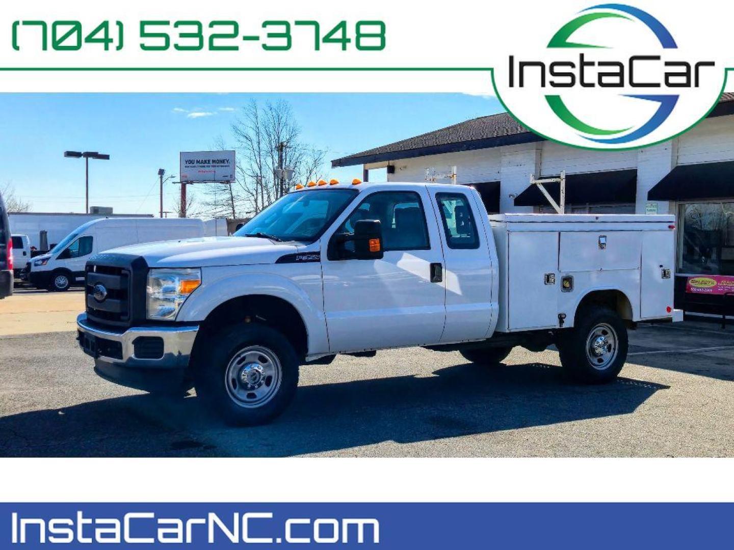 2016 Oxford White /Steel Ford F-350 XL (1FD7X3B67GE) with an V8, 6.2L engine, 6-speed automatic transmission, located at 6520 E. Independence Blvd., Charlotte, NC, 28212, 35.146019, -80.723465 - <b>Equipment</b><br>This 2016 Ford F-350 Super Duty has a clean CARFAX vehicle history report. This model has four wheel drive capabilities. A trailer braking system is already installed on this Ford F-350. This 1 ton pickup has a V8, 6.2L high output engine. Set the temperature exactly where you ar - Photo#0