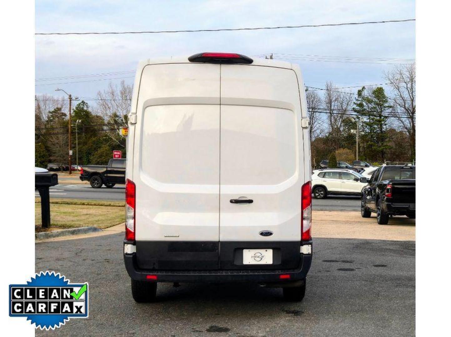 2022 Oxford White /Dark Palazzo Gray Ford Transit Van Base (1FTBW1XG5NK) with an V6, 3.5L engine, 10-speed automatic transmission, located at 6520 E. Independence Blvd., Charlotte, NC, 28212, 35.146019, -80.723465 - <b>Equipment</b><br>See what's behind you with the back up camera on this 1 ton van. Our dealership has already run the CARFAX report and it is clean. A clean CARFAX is a great asset for resale value in the future. This model features a hands-free Bluetooth phone system. Maintaining a stable interi - Photo#4