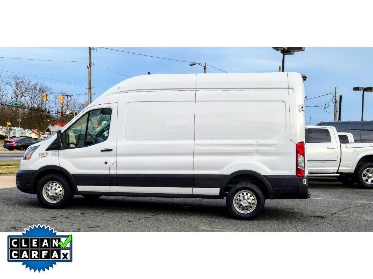 2022 Oxford White /Dark Palazzo Gray Ford Transit Van Base (1FTBW1XG5NK) with an V6, 3.5L engine, 10-speed automatic transmission, located at 6520 E. Independence Blvd., Charlotte, NC, 28212, 35.146019, -80.723465 - <b>Equipment</b><br>See what's behind you with the back up camera on this 1 ton van. Our dealership has already run the CARFAX report and it is clean. A clean CARFAX is a great asset for resale value in the future. This model features a hands-free Bluetooth phone system. Maintaining a stable interi - Photo#6