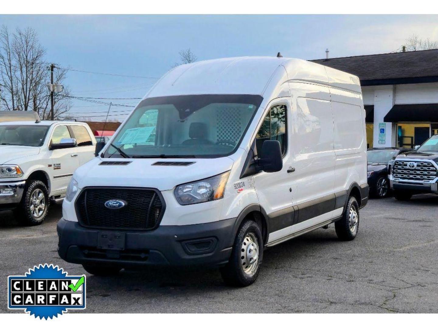 2022 Oxford White /Dark Palazzo Gray Ford Transit Van Base (1FTBW1XG5NK) with an V6, 3.5L engine, 10-speed automatic transmission, located at 6520 E. Independence Blvd., Charlotte, NC, 28212, 35.146019, -80.723465 - <b>Equipment</b><br>See what's behind you with the back up camera on this 1 ton van. Our dealership has already run the CARFAX report and it is clean. A clean CARFAX is a great asset for resale value in the future. This model features a hands-free Bluetooth phone system. Maintaining a stable interi - Photo#7