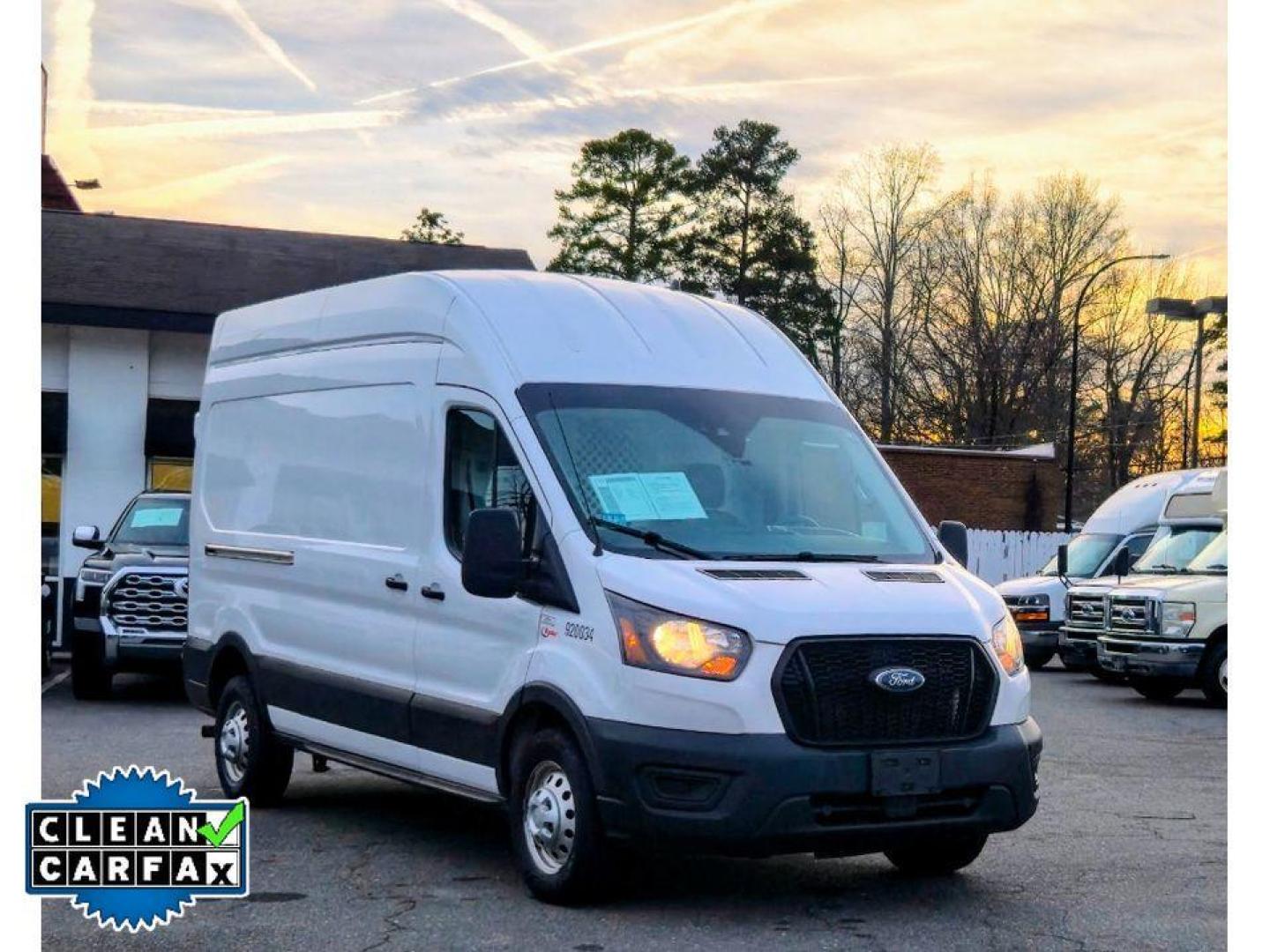 2022 Oxford White /Dark Palazzo Gray Ford Transit Van Base (1FTBW1XG5NK) with an V6, 3.5L engine, 10-speed automatic transmission, located at 6520 E. Independence Blvd., Charlotte, NC, 28212, 35.146019, -80.723465 - <b>Equipment</b><br>See what's behind you with the back up camera on this 1 ton van. Our dealership has already run the CARFAX report and it is clean. A clean CARFAX is a great asset for resale value in the future. This model features a hands-free Bluetooth phone system. Maintaining a stable interi - Photo#9