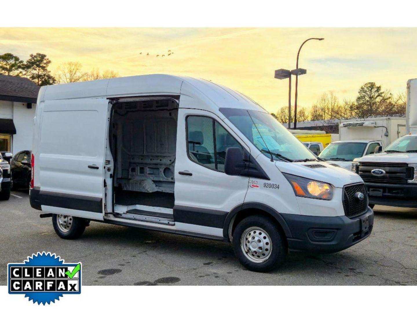 2022 Oxford White /Dark Palazzo Gray Ford Transit Van Base (1FTBW1XG5NK) with an V6, 3.5L engine, 10-speed automatic transmission, located at 6520 E. Independence Blvd., Charlotte, NC, 28212, 35.146019, -80.723465 - <b>Equipment</b><br>See what's behind you with the back up camera on this 1 ton van. Our dealership has already run the CARFAX report and it is clean. A clean CARFAX is a great asset for resale value in the future. This model features a hands-free Bluetooth phone system. Maintaining a stable interi - Photo#11