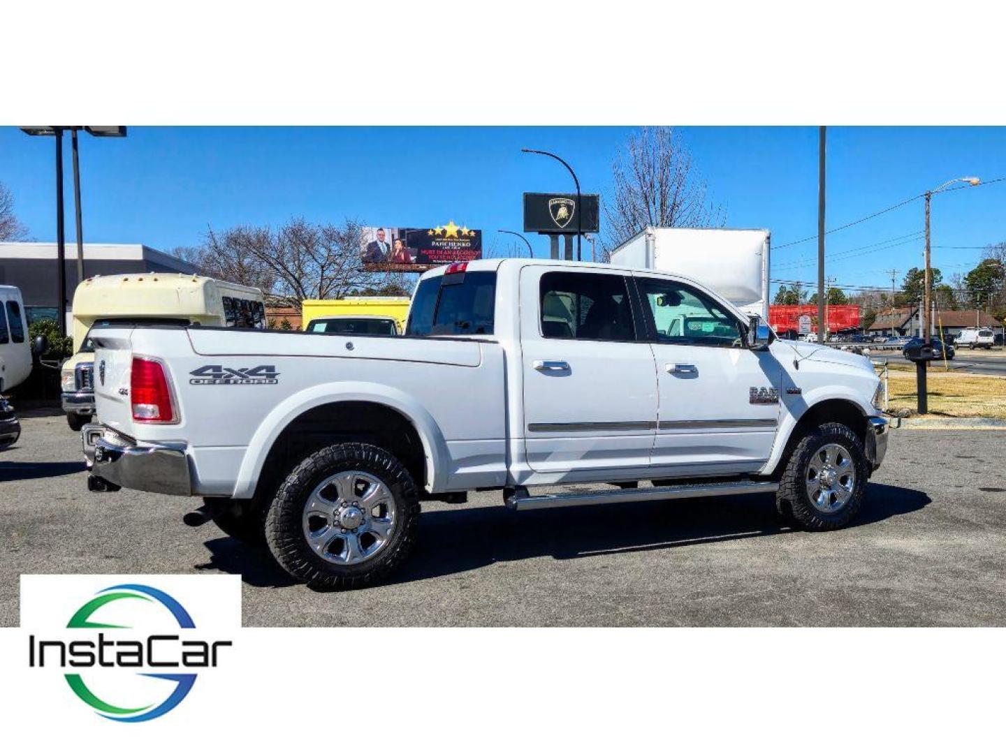 2017 Bright White Clearcoat /Light Frost Beige/Canyon Brown Ram 2500 Laramie (3C6UR5FJ6HG) with an V8, 6.4L engine, 6-speed automatic transmission, located at 6520 E. Independence Blvd., Charlotte, NC, 28212, 35.146019, -80.723465 - <b>Equipment</b><br>The state of the art park assist system will guide you easily into any spot. This unit keeps you comfortable with Auto Climate. The leather seats in the Ram 2500 are a must for buyers looking for comfort, durability, and style. with XM/Sirus Satellite Radio you are no longer res - Photo#9