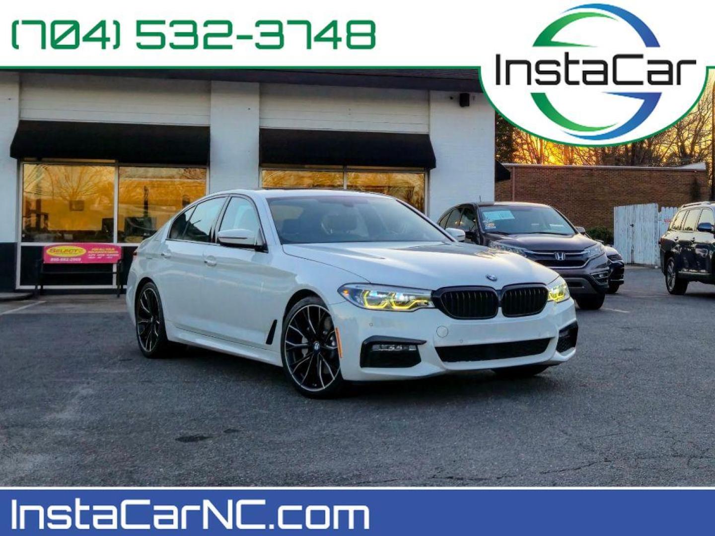 2017 Alpine White /Black BMW 5 series 540i (WBAJE5C35HG) with an 6 Cyl, 3.0L engine, Automatic 8-Speed transmission, located at 6520 E. Independence Blvd., Charlotte, NC, 28212, 35.146019, -80.723465 - <b>Summary</b><br>## **2017 BMW 540i Executive Luxury with M-Inspired Performance**<br><br>**VIN:** WBAJE5C35HG914141<br>**Location:** Instacar 6520 East Independence Blvd, Charlotte, NC<br>Engine: 3.0L TwinPower Turbo Inline-6 (335 HP / 332 lb-ft Torque)<br>Transmission: 8-Speed Sport Automatic w - Photo#0