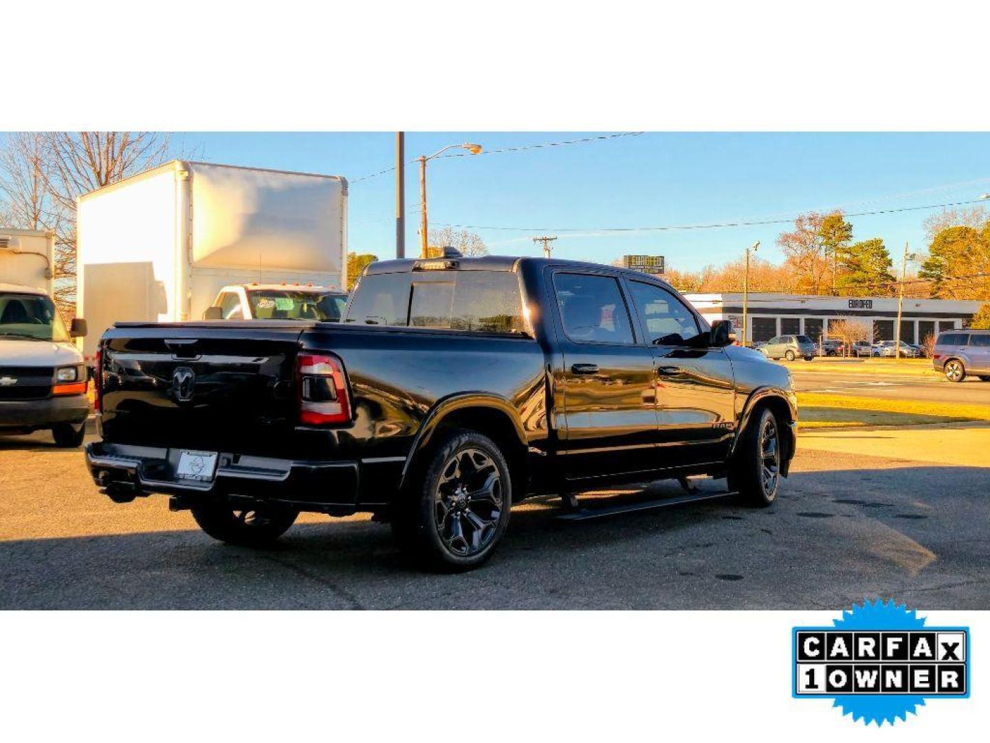 2021 Diamond Black Crystal Pearlcoat /Black Ram 1500 Limited (1C6SRFHM0MN) with an V6, 3.0L engine, 8-speed automatic transmission, located at 6520 E. Independence Blvd., Charlotte, NC, 28212, 35.146019, -80.723465 - <b>Equipment</b><br>The vehicle enhances safety with a blind spot monitor, alerting drivers to potential dangers in adjacent lanes. This unit offers Apple CarPlay for seamless connectivity. This Ram 1500 has a premium sound system installed. The Ram 1500's Forward Collision Warning feature alerts dr - Photo#10