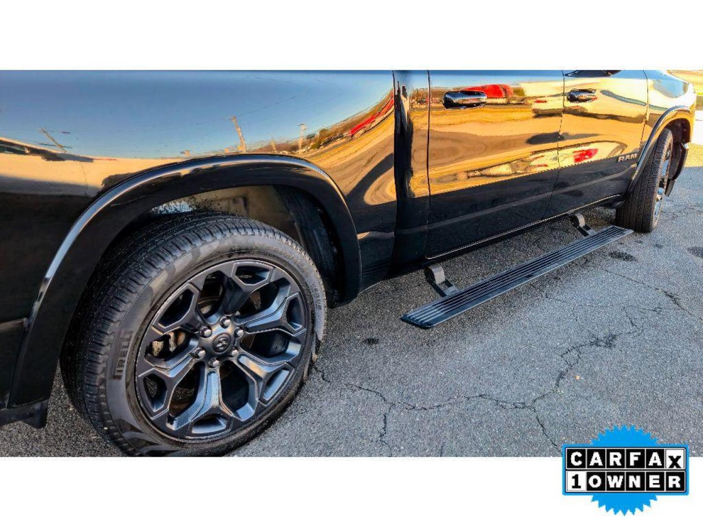 2021 Diamond Black Crystal Pearlcoat /Black Ram 1500 Limited (1C6SRFHM0MN) with an V6, 3.0L engine, 8-speed automatic transmission, located at 6520 E. Independence Blvd., Charlotte, NC, 28212, 35.146019, -80.723465 - <b>Equipment</b><br>The vehicle enhances safety with a blind spot monitor, alerting drivers to potential dangers in adjacent lanes. This unit offers Apple CarPlay for seamless connectivity. This Ram 1500 has a premium sound system installed. The Ram 1500's Forward Collision Warning feature alerts dr - Photo#13