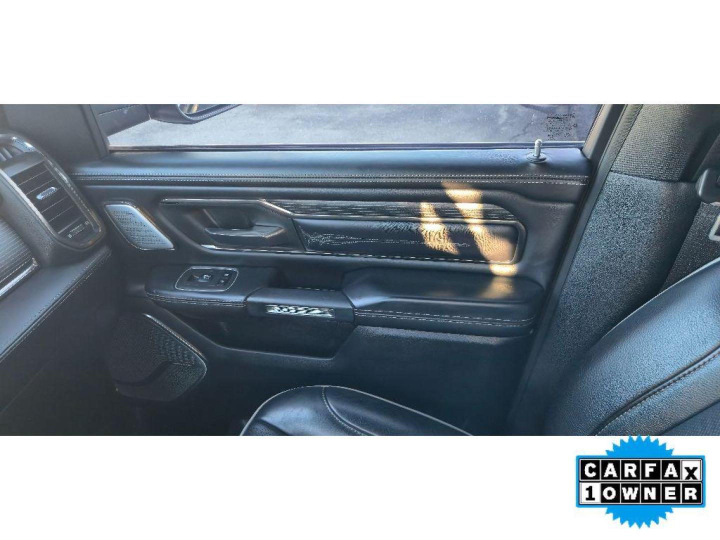 2021 Diamond Black Crystal Pearlcoat /Black Ram 1500 Limited (1C6SRFHM0MN) with an V6, 3.0L engine, 8-speed automatic transmission, located at 6520 E. Independence Blvd., Charlotte, NC, 28212, 35.146019, -80.723465 - <b>Equipment</b><br>The vehicle enhances safety with a blind spot monitor, alerting drivers to potential dangers in adjacent lanes. This unit offers Apple CarPlay for seamless connectivity. This Ram 1500 has a premium sound system installed. The Ram 1500's Forward Collision Warning feature alerts dr - Photo#24