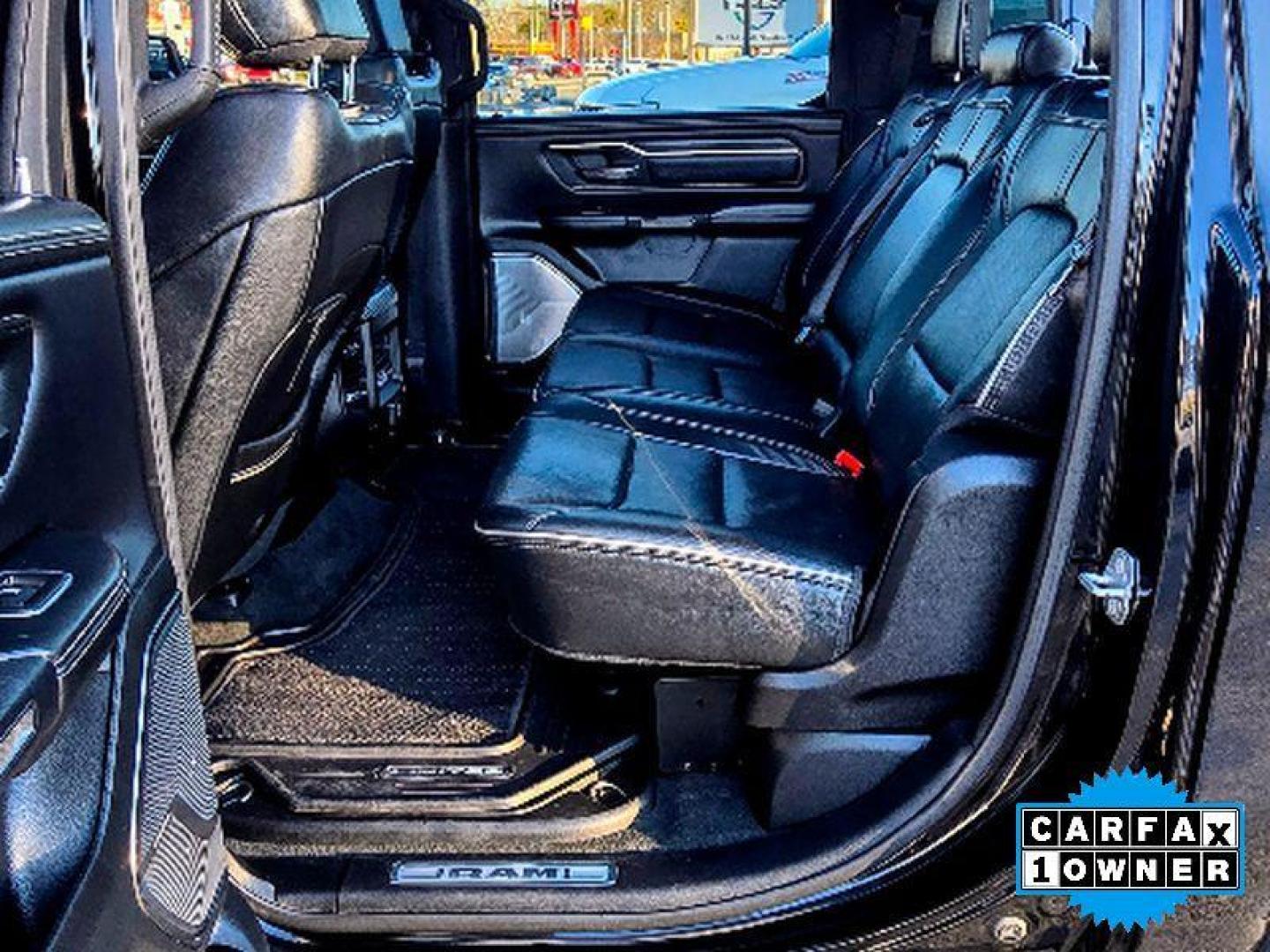 2021 Diamond Black Crystal Pearlcoat /Black Ram 1500 Limited (1C6SRFHM0MN) with an V6, 3.0L engine, 8-speed automatic transmission, located at 6520 E. Independence Blvd., Charlotte, NC, 28212, 35.146019, -80.723465 - <b>Equipment</b><br>The vehicle enhances safety with a blind spot monitor, alerting drivers to potential dangers in adjacent lanes. This unit offers Apple CarPlay for seamless connectivity. This Ram 1500 has a premium sound system installed. The Ram 1500's Forward Collision Warning feature alerts dr - Photo#31