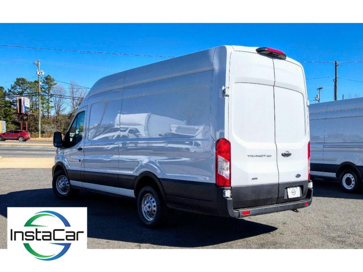 2023 Oxford White /Dark Palazzo Gray Ford Transit Van (1FTBW3U85PK) with an V6, 3.5L engine, 10-speed automatic transmission, located at 6520 E. Independence Blvd., Charlotte, NC, 28212, 35.146019, -80.723465 - <b>Summary</b><br>2023 Ford Transit High Roof AWD $29,999<br><br>This 2023 Ford Transit High Roof AWD is powered by a 3.5L V6 engine paired with a 10-speed automatic transmission and intelligent All-Wheel Drive, delivering strong performance and confident traction in all conditions. With 140,397 mi - Photo#9