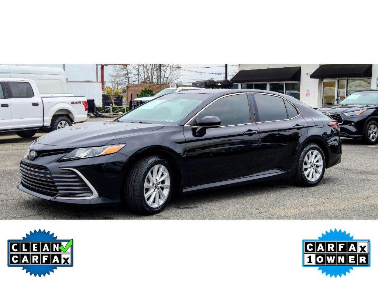 2022 Midnight Black Metallic /Black Toyota Camry LE (4T1C11AK6NU) with an 4 Cyl, 2.5L engine, 8-speed automatic transmission, located at 6520 E. Independence Blvd., Charlotte, NC, 28212, 35.146019, -80.723465 - <b>Vehicle Details</b><br>2022 Toyota Camry LE<br>Clean, sharp, and built for reliability. This 2022 Camry LE comes finished in a sleek black exterior with black interior, giving it a modern and aggressive look while still delivering the legendary dependability the Camry is known for. The tinted win - Photo#9