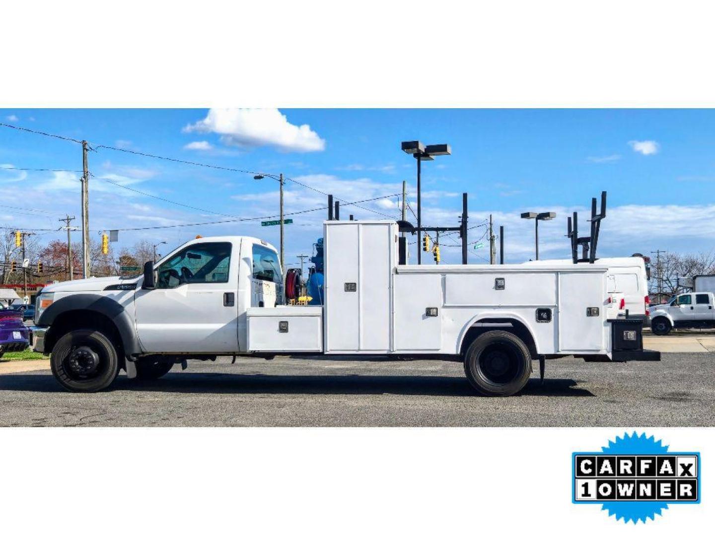2012 Oxford White /Steel Ford F-550 XL (1FDUF5GY9CE) with an V10, 6.8L engine, 5-speed automatic transmission, located at 6520 E. Independence Blvd., Charlotte, NC, 28212, 35.146019, -80.723465 - <b>Equipment</b><br>Good News! This certified CARFAX 1-owner vehicle has only had one owner before you. The vehicle has a V10, 6.8L high output engine. Enjoy the incredible handling with the rear wheel drive on this 2 ton pickup. This model embodies class and sophistication with its refined white ex - Photo#6