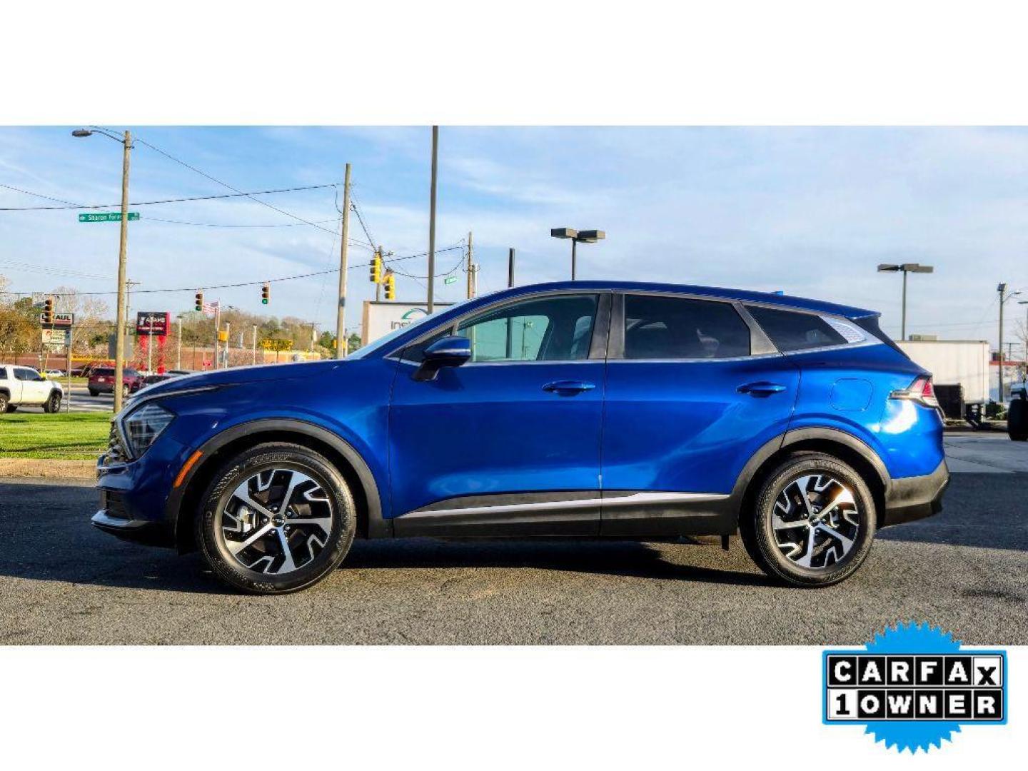 2024 Sapphire Blue /Black Kia Sportage EX (5XYK33DF3RG) with an 4 Cyl, 2.5L engine, 8-speed automatic transmission, located at 6520 E. Independence Blvd., Charlotte, NC, 28212, 35.146019, -80.723465 - <b>Equipment</b><br>The Kia Sportage offers Automatic Climate Control for personalized comfort. This model's Lane Departure Warning keeps you safe by alerting you when you drift from your lane. Start this small suv from inside with remote start. Enjoy the heated seats in the vehicle you will never b - Photo#2