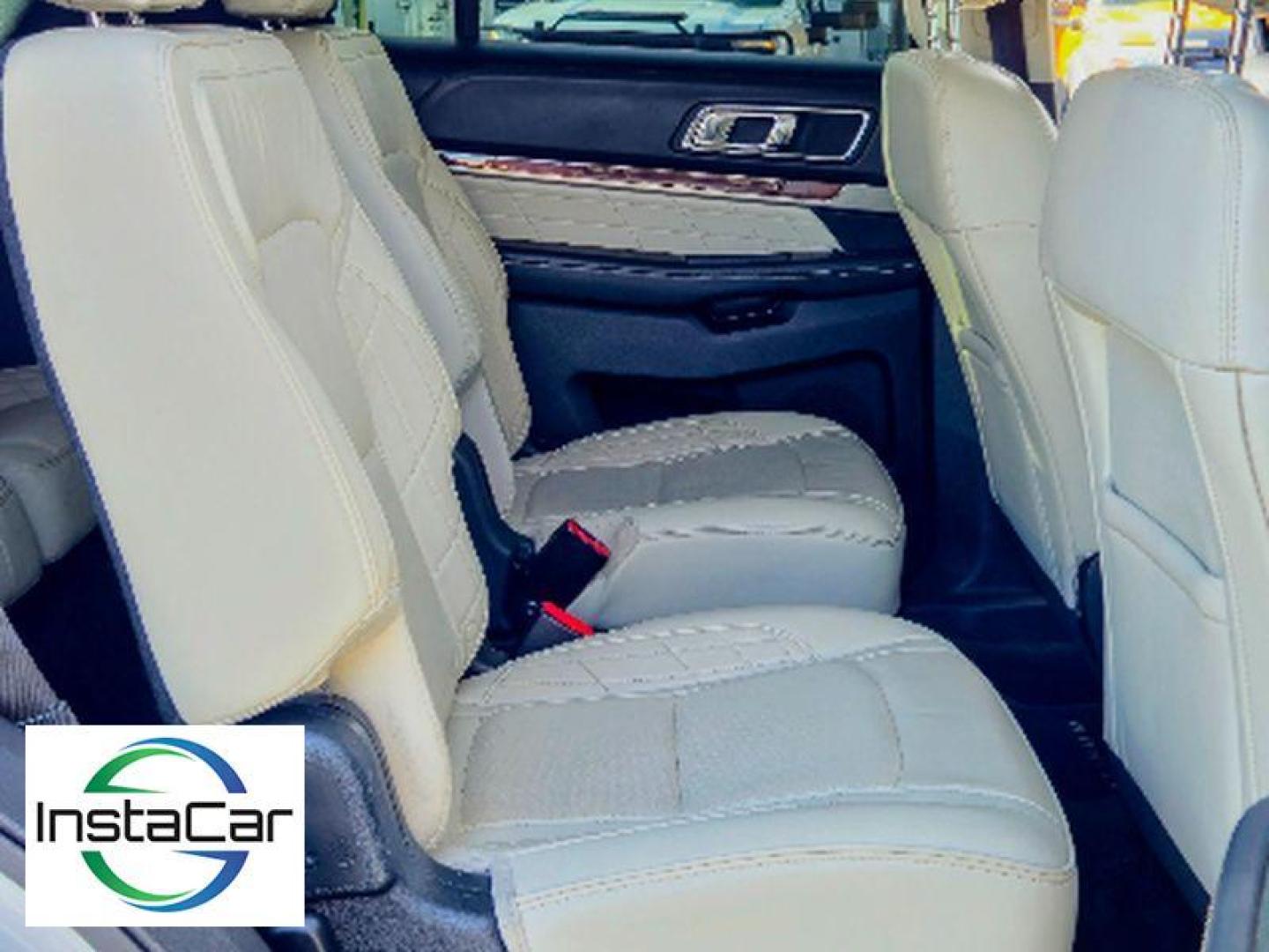 2018 White Platinum Metallic Tri-Coat /Medium Soft Ceramic Ford Explorer Platinum (1FM5K8HT3JG) with an V6, 3.5L engine, 6-speed automatic transmission, located at 6520 E. Independence Blvd., Charlotte, NC, 28212, 35.146019, -80.723465 - <b>Equipment</b><br>The leather seats in this 1/2 ton suv are a must for buyers looking for comfort, durability, and style. Heated seats for those cold winter days are included in this Ford Explorer. The installed navigation system will keep you on the right path. This 2018 Ford Explorer has auto-a - Photo#13