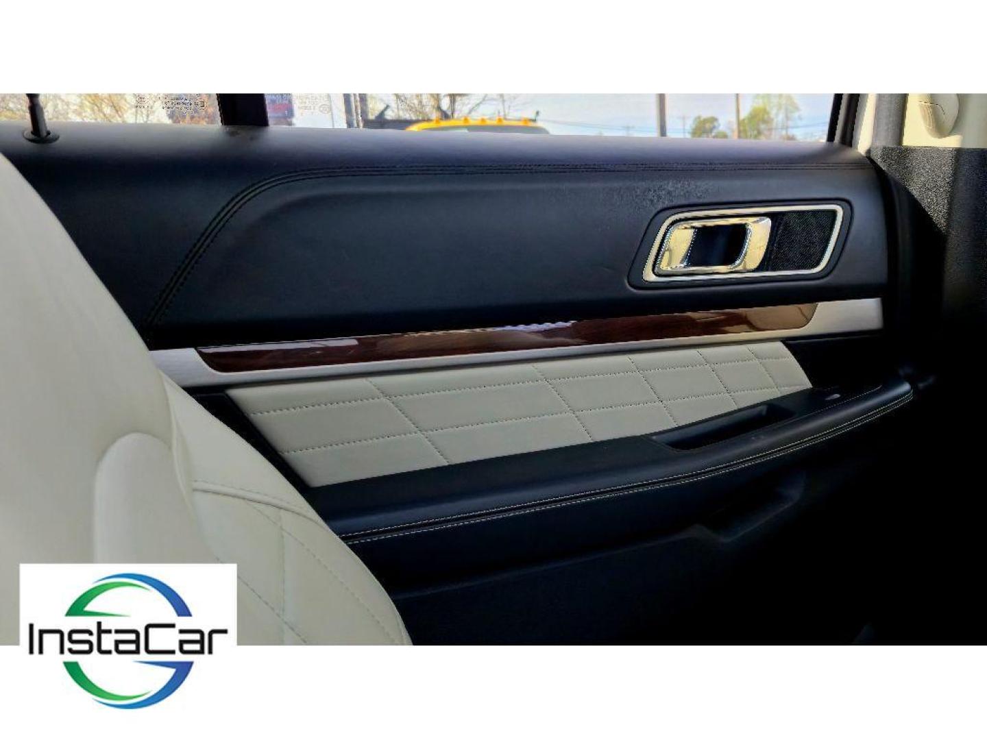 2018 White Platinum Metallic Tri-Coat /Medium Soft Ceramic Ford Explorer Platinum (1FM5K8HT3JG) with an V6, 3.5L engine, 6-speed automatic transmission, located at 6520 E. Independence Blvd., Charlotte, NC, 28212, 35.146019, -80.723465 - <b>Equipment</b><br>The leather seats in this 1/2 ton suv are a must for buyers looking for comfort, durability, and style. Heated seats for those cold winter days are included in this Ford Explorer. The installed navigation system will keep you on the right path. This 2018 Ford Explorer has auto-a - Photo#15