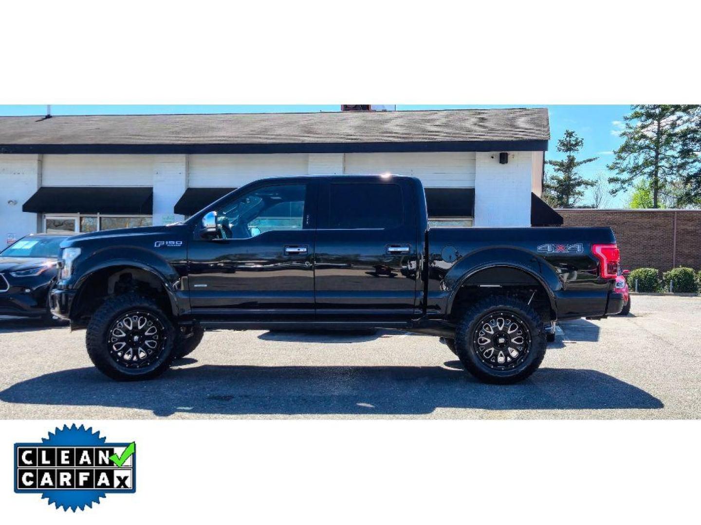 2016 Shadow Black /Brunello Ford F-150 Platinum (1FTEW1EG8GF) with an V6, 3.5L engine, 6-speed automatic transmission, located at 6520 E. Independence Blvd., Charlotte, NC, 28212, 35.146019, -80.723465 - <b>Equipment</b><br>The leather seats in this 1/2 ton pickup are a must for buyers looking for comfort, durability, and style. Start the Ford F-150 from inside with remote start. This Ford F-150 has auto-adjust speed for safe following. Bluetooth technology is built into this model, keeping your han - Photo#3