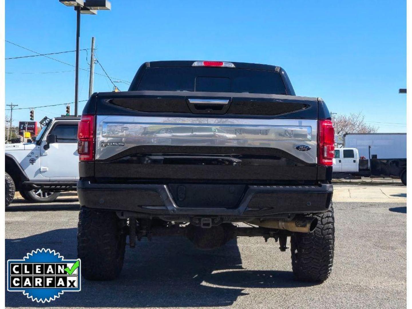 2016 Shadow Black /Brunello Ford F-150 Platinum (1FTEW1EG8GF) with an V6, 3.5L engine, 6-speed automatic transmission, located at 6520 E. Independence Blvd., Charlotte, NC, 28212, 35.146019, -80.723465 - <b>Equipment</b><br>The leather seats in this 1/2 ton pickup are a must for buyers looking for comfort, durability, and style. Start the Ford F-150 from inside with remote start. This Ford F-150 has auto-adjust speed for safe following. Bluetooth technology is built into this model, keeping your han - Photo#5