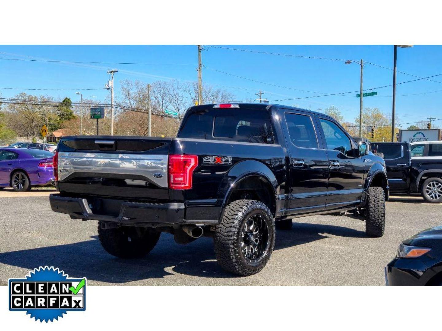 2016 Shadow Black /Brunello Ford F-150 Platinum (1FTEW1EG8GF) with an V6, 3.5L engine, 6-speed automatic transmission, located at 6520 E. Independence Blvd., Charlotte, NC, 28212, 35.146019, -80.723465 - <b>Equipment</b><br>The leather seats in this 1/2 ton pickup are a must for buyers looking for comfort, durability, and style. Start the Ford F-150 from inside with remote start. This Ford F-150 has auto-adjust speed for safe following. Bluetooth technology is built into this model, keeping your han - Photo#6
