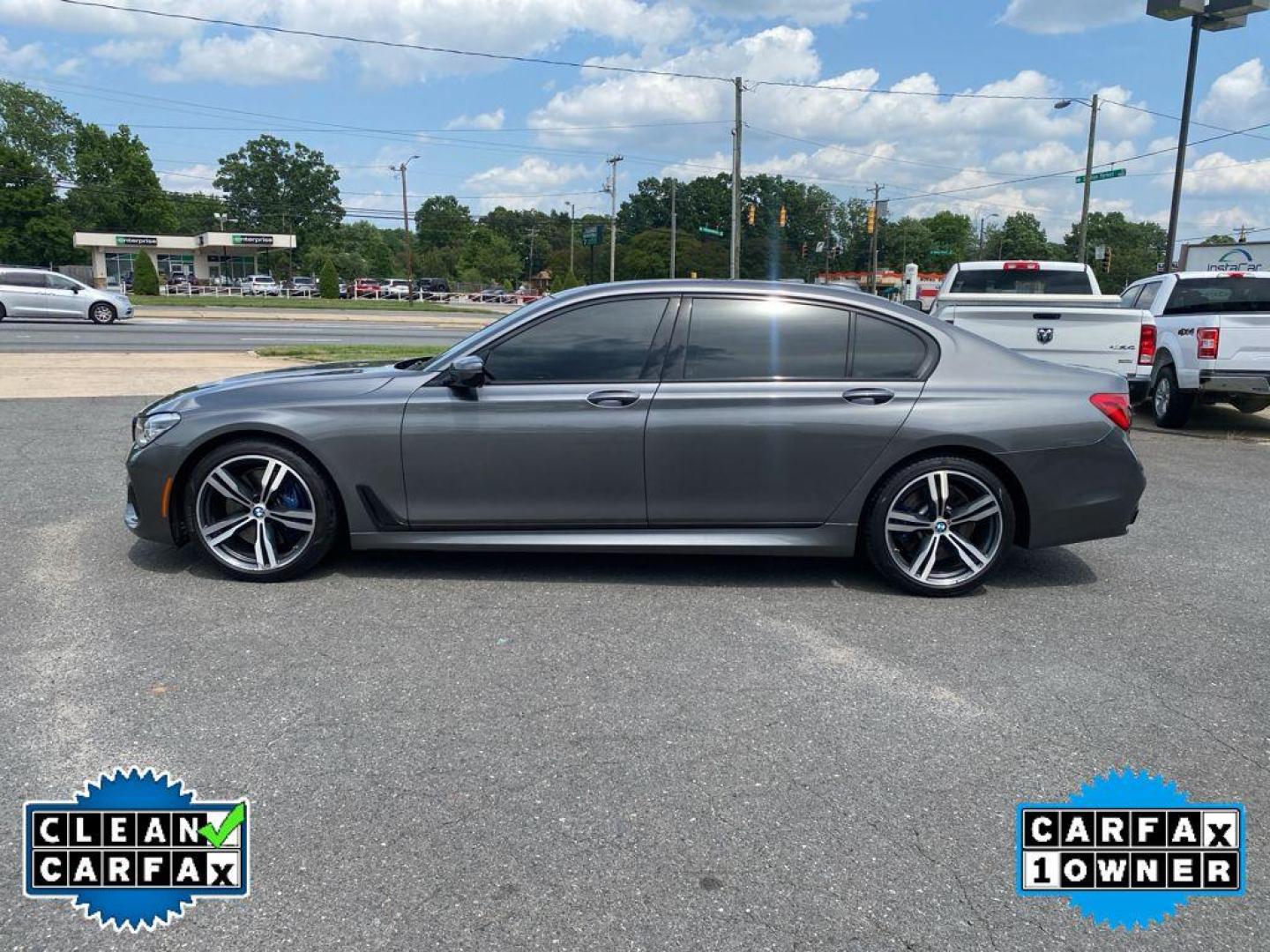 2018 Gray BMW 7 series 750i (WBA7F0C59JG) with an 4.4 liter 8 Cylinder Engine engine, Automatic transmission, located at 6520 E. Independence Blvd., Charlotte, NC, 28212, 35.146019, -80.723465 - Photo#11