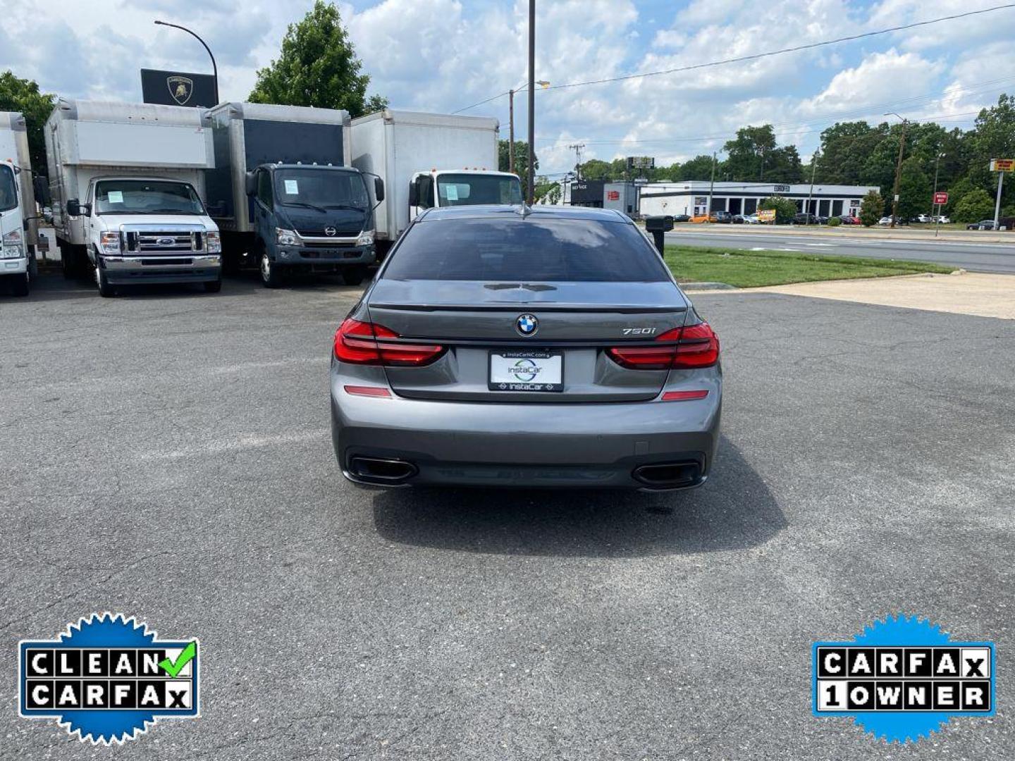2018 Gray BMW 7 series 750i (WBA7F0C59JG) with an 4.4 liter 8 Cylinder Engine engine, Automatic transmission, located at 6520 E. Independence Blvd., Charlotte, NC, 28212, 35.146019, -80.723465 - Photo#13