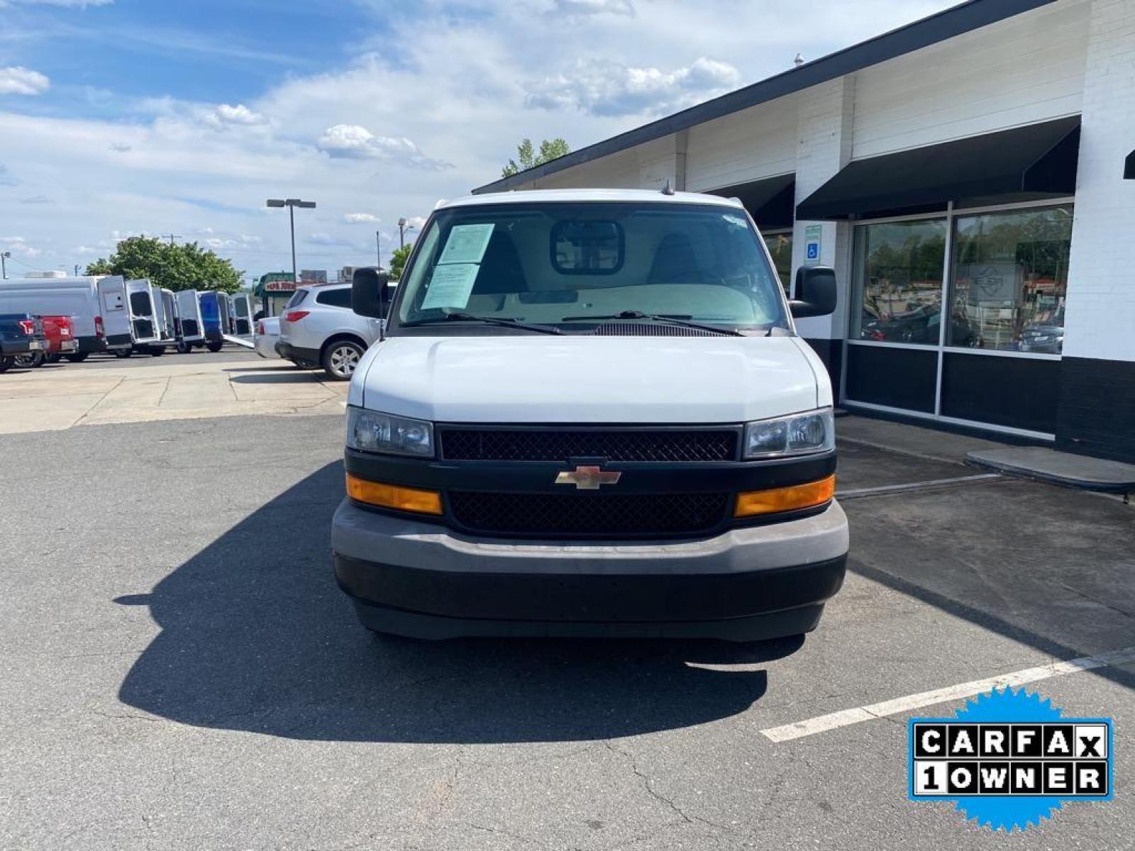 2018 WHITE Chevrolet Express Work Van (1GCWGAFP0J1) with an V6, 4.3L engine, 8-speed automatic transmission, located at 3147 E Independence Blvd, Charlotte, NC, 28205, 35.200268, -80.773651 - This vehicle is a certified CARFAX 1-owner. See what's behind you with the back up camera on it. This 3/4 ton van has a V6, 4.3L high output engine. This 2018 Chevrolet Express 2500 shines with clean polished lines coated with an elegant white finish. This Chevrolet Express is outfitted with an OnSt - Photo #6