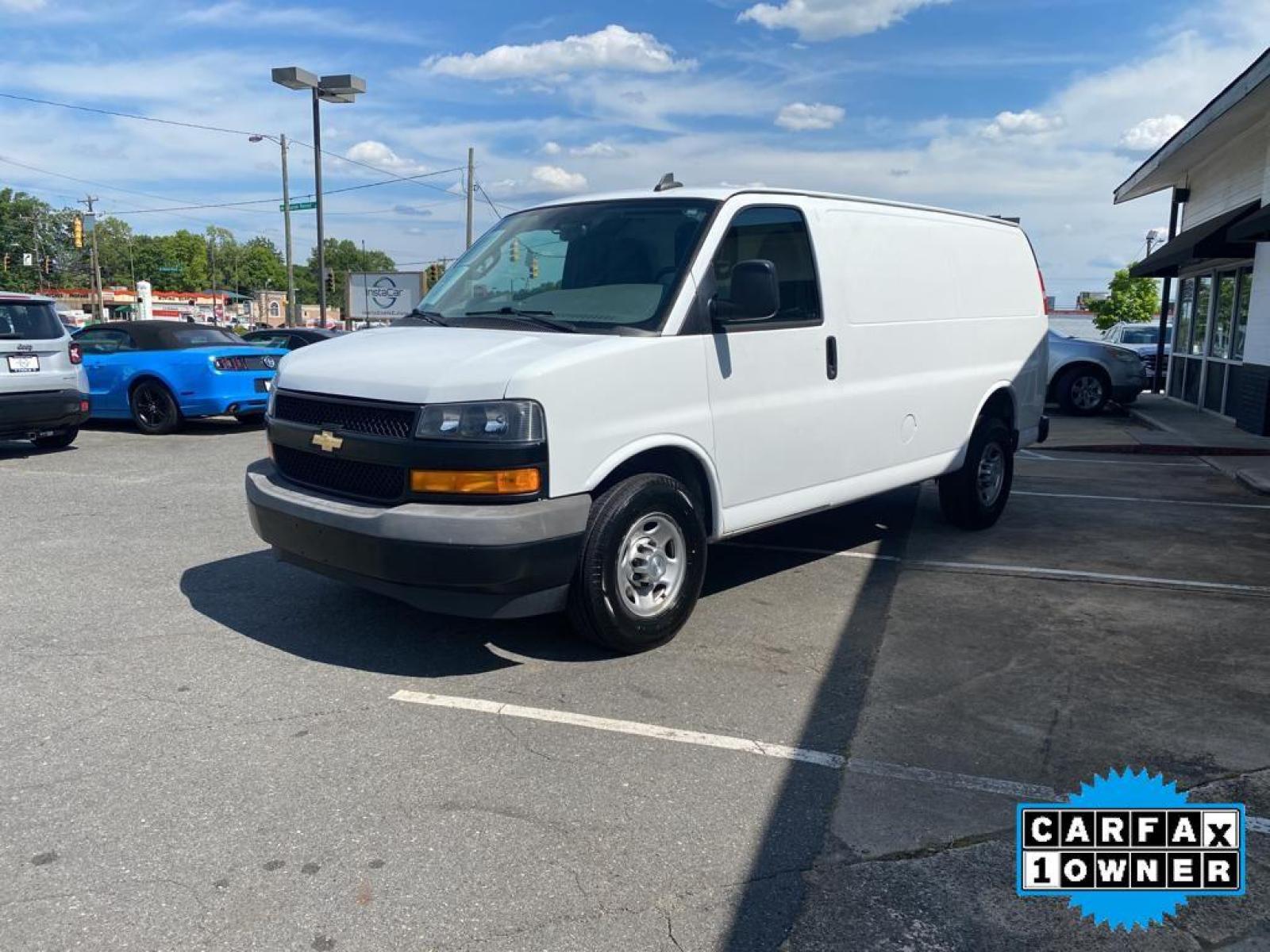 2018 WHITE Chevrolet Express Work Van (1GCWGAFP0J1) with an V6, 4.3L engine, 8-speed automatic transmission, located at 3147 E Independence Blvd, Charlotte, NC, 28205, 35.200268, -80.773651 - This vehicle is a certified CARFAX 1-owner. See what's behind you with the back up camera on it. This 3/4 ton van has a V6, 4.3L high output engine. This 2018 Chevrolet Express 2500 shines with clean polished lines coated with an elegant white finish. This Chevrolet Express is outfitted with an OnSt - Photo #7