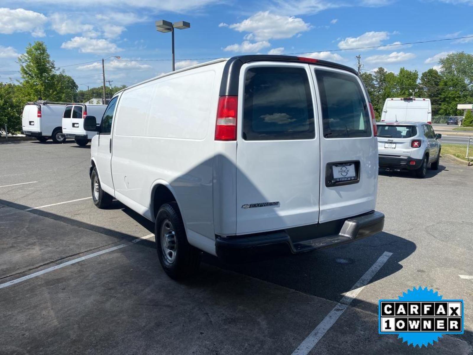 2018 WHITE Chevrolet Express Work Van (1GCWGAFP0J1) with an V6, 4.3L engine, 8-speed automatic transmission, located at 3147 E Independence Blvd, Charlotte, NC, 28205, 35.200268, -80.773651 - This vehicle is a certified CARFAX 1-owner. See what's behind you with the back up camera on it. This 3/4 ton van has a V6, 4.3L high output engine. This 2018 Chevrolet Express 2500 shines with clean polished lines coated with an elegant white finish. This Chevrolet Express is outfitted with an OnSt - Photo #9