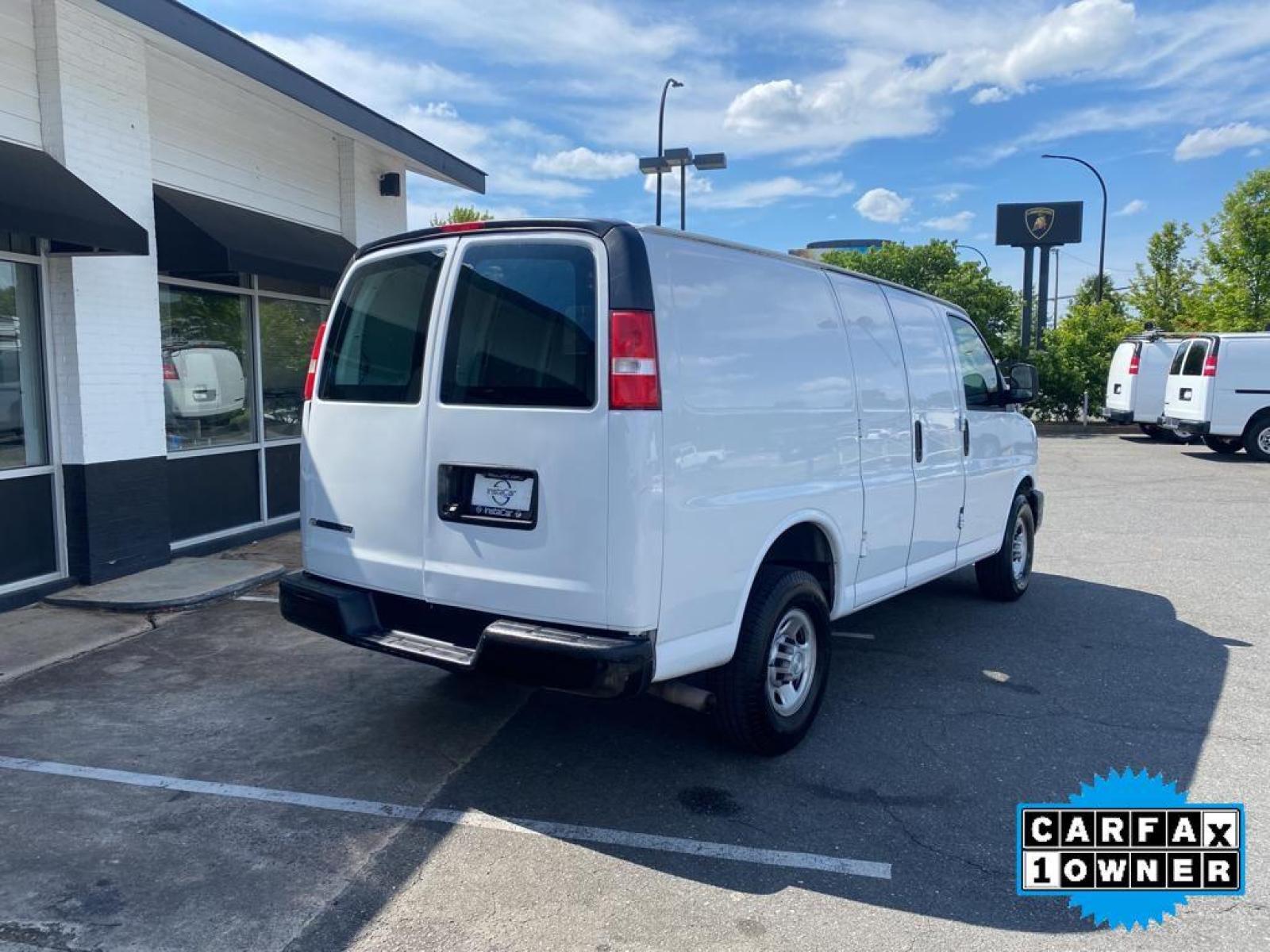 2018 WHITE Chevrolet Express Work Van (1GCWGAFP0J1) with an V6, 4.3L engine, 8-speed automatic transmission, located at 3147 E Independence Blvd, Charlotte, NC, 28205, 35.200268, -80.773651 - This vehicle is a certified CARFAX 1-owner. See what's behind you with the back up camera on it. This 3/4 ton van has a V6, 4.3L high output engine. This 2018 Chevrolet Express 2500 shines with clean polished lines coated with an elegant white finish. This Chevrolet Express is outfitted with an OnSt - Photo #11