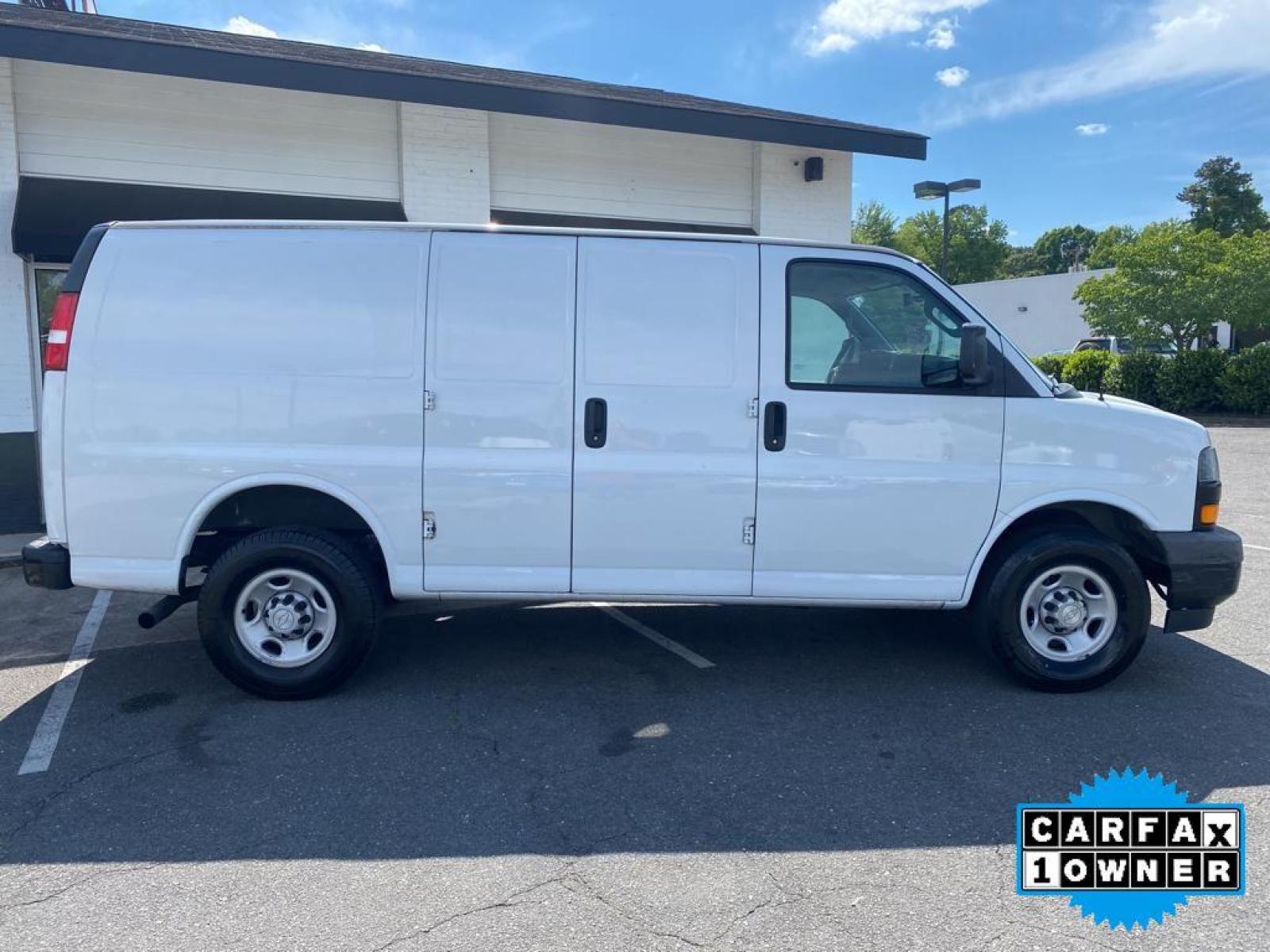 2018 WHITE Chevrolet Express Work Van (1GCWGAFP0J1) with an V6, 4.3L engine, 8-speed automatic transmission, located at 3147 E Independence Blvd, Charlotte, NC, 28205, 35.200268, -80.773651 - This vehicle is a certified CARFAX 1-owner. See what's behind you with the back up camera on it. This 3/4 ton van has a V6, 4.3L high output engine. This 2018 Chevrolet Express 2500 shines with clean polished lines coated with an elegant white finish. This Chevrolet Express is outfitted with an OnSt - Photo #12