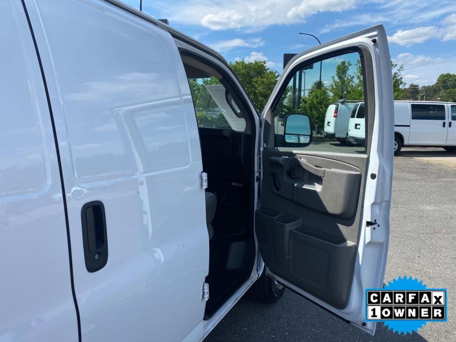 2018 WHITE Chevrolet Express Work Van (1GCWGAFP0J1) with an V6, 4.3L engine, 8-speed automatic transmission, located at 3147 E Independence Blvd, Charlotte, NC, 28205, 35.200268, -80.773651 - This vehicle is a certified CARFAX 1-owner. See what's behind you with the back up camera on it. This 3/4 ton van has a V6, 4.3L high output engine. This 2018 Chevrolet Express 2500 shines with clean polished lines coated with an elegant white finish. This Chevrolet Express is outfitted with an OnSt - Photo #19