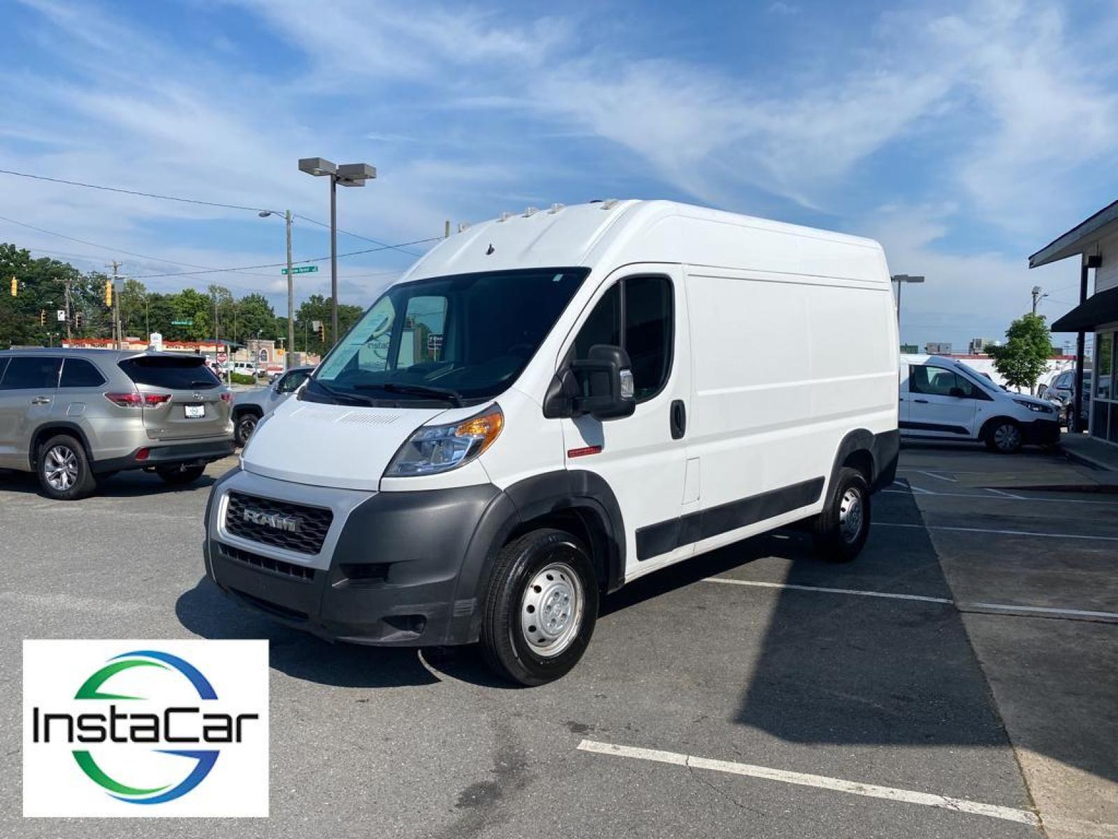 2019 Bright White Clearcoat /Black Ram ProMaster 2500 High Roof (3C6TRVCG8KE) with an V6, 3.6L engine, 6-speed automatic transmission, located at 3147 E Independence Blvd, Charlotte, NC, 28205, 35.200268, -80.773651 - <b>Equipment</b><br>The satellite radio system in this Ram ProMaster 2500 gives you access to hundreds of nation-wide radio stations with a clear digital signal. See what's behind you with the back up camera on the vehicle. Bluetooth technology is built into this model, keeping your hands on the st - Photo #10