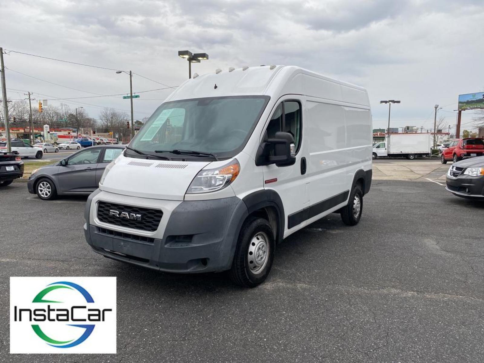 2019 Bright White Clearcoat /Black Ram ProMaster 2500 High Roof (3C6TRVCG8KE) with an V6, 3.6L engine, 6-speed automatic transmission, located at 3147 E Independence Blvd, Charlotte, NC, 28205, 35.200268, -80.773651 - <b>Equipment</b><br>This Ram ProMaster 2500 has satellite radio capabilities. See what's behind you with the back up camera on this Ram ProMaster 2500. Bluetooth technology is built into this Ram ProMaster 2500, keeping your hands on the steering wheel and your focus on the road. The vehicle is fron - Photo #9