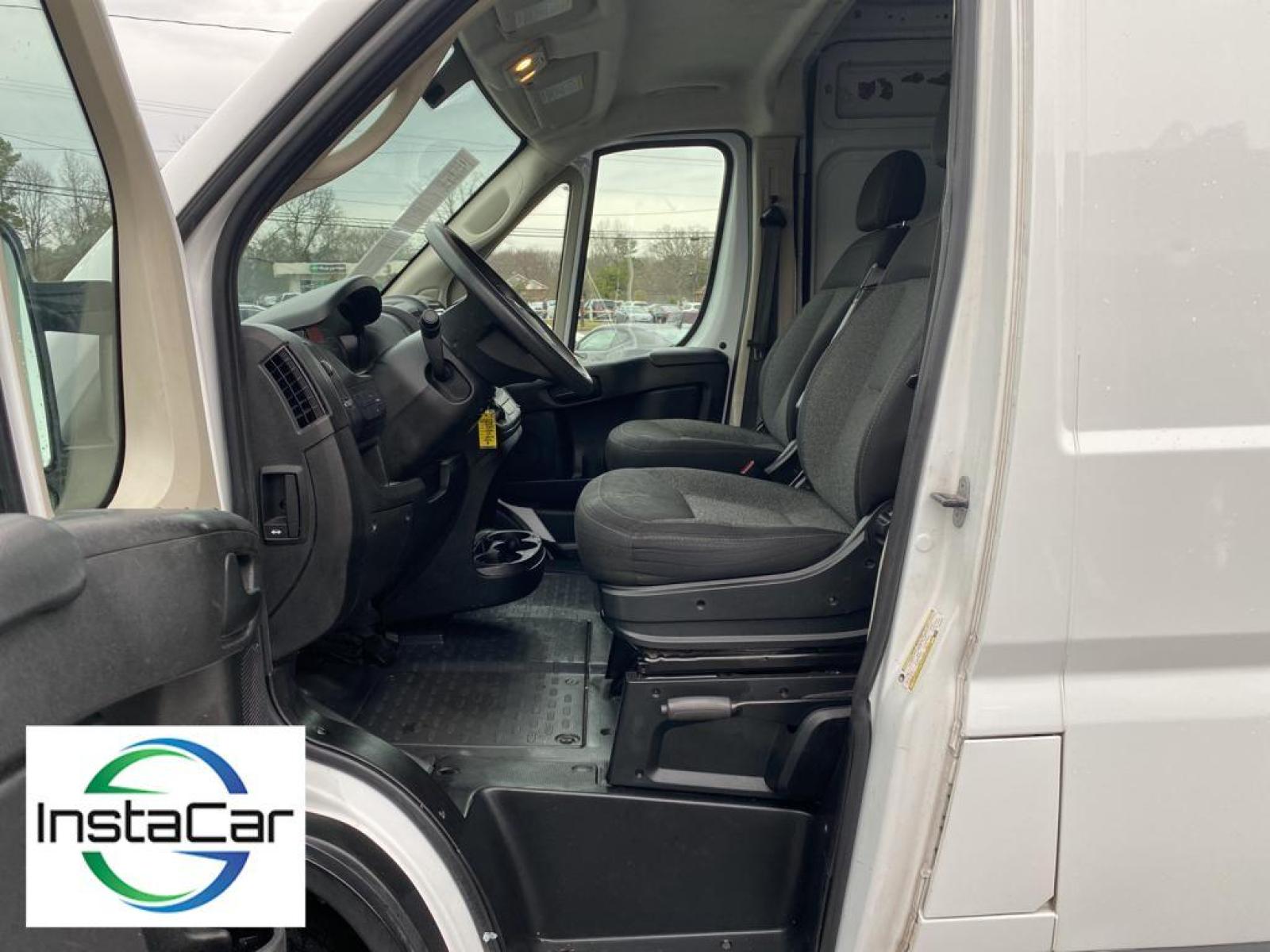 2019 Bright White Clearcoat /Black Ram ProMaster 2500 High Roof (3C6TRVCG8KE) with an V6, 3.6L engine, 6-speed automatic transmission, located at 3147 E Independence Blvd, Charlotte, NC, 28205, 35.200268, -80.773651 - <b>Equipment</b><br>This Ram ProMaster 2500 has satellite radio capabilities. See what's behind you with the back up camera on this Ram ProMaster 2500. Bluetooth technology is built into this Ram ProMaster 2500, keeping your hands on the steering wheel and your focus on the road. The vehicle is fron - Photo #21