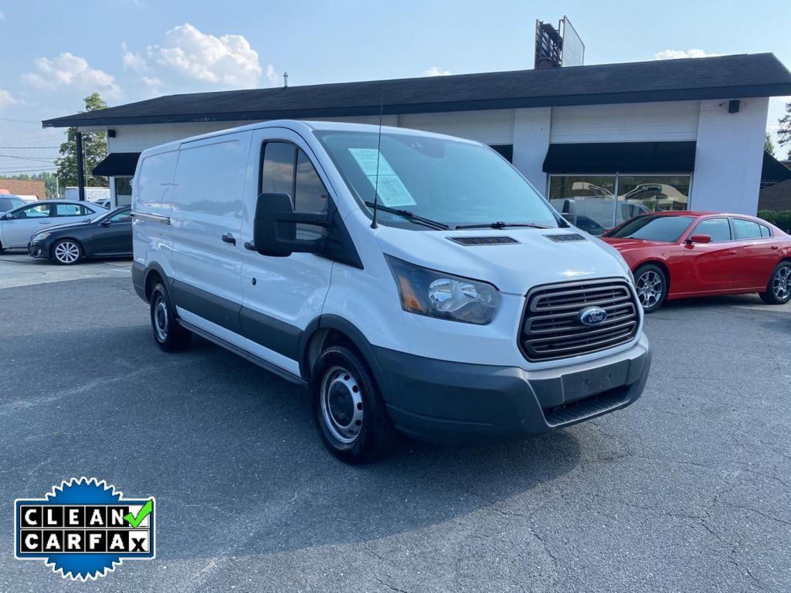 2016 Oxford White /Pewter Ford Transit Van Base w/Sliding Pass-Side Cargo-Door (1FTYE1YM8GK) with an V6, 3.7L engine, 6-speed automatic transmission, located at 3147 E Independence Blvd, Charlotte, NC, 28205, 35.200268, -80.773651 - <b>Equipment</b><br>Protect this 2016 Ford Transit Van T-150 Low Roof Slide from unwanted accidents with a cutting edge backup camera system. The state of the art park assist system will guide you easily into any spot. This unit has a clean CARFAX vehicle history report. This Ford Transit Van embodi - Photo #9