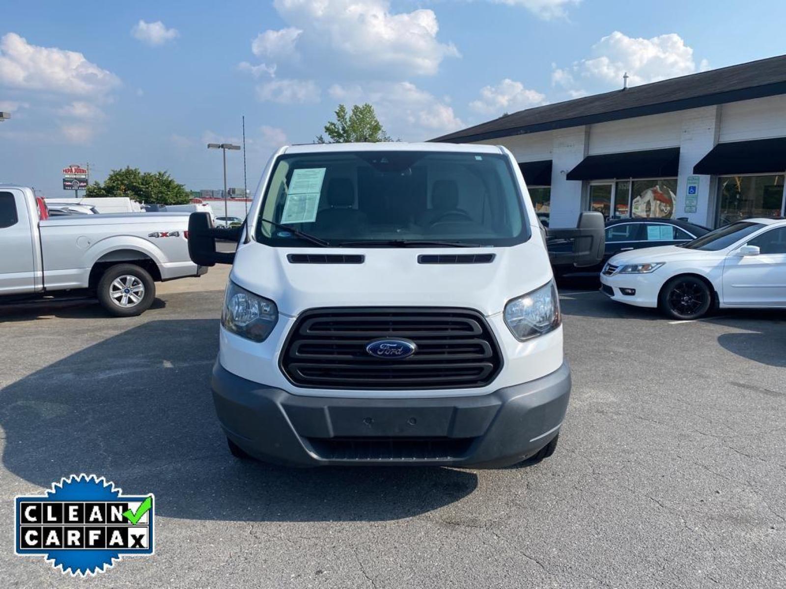 2016 Oxford White /Pewter Ford Transit Van Base w/Sliding Pass-Side Cargo-Door (1FTYE1YM8GK) with an V6, 3.7L engine, 6-speed automatic transmission, located at 3147 E Independence Blvd, Charlotte, NC, 28205, 35.200268, -80.773651 - <b>Equipment</b><br>Protect this 2016 Ford Transit Van T-150 Low Roof Slide from unwanted accidents with a cutting edge backup camera system. The state of the art park assist system will guide you easily into any spot. This unit has a clean CARFAX vehicle history report. This Ford Transit Van embodi - Photo #10