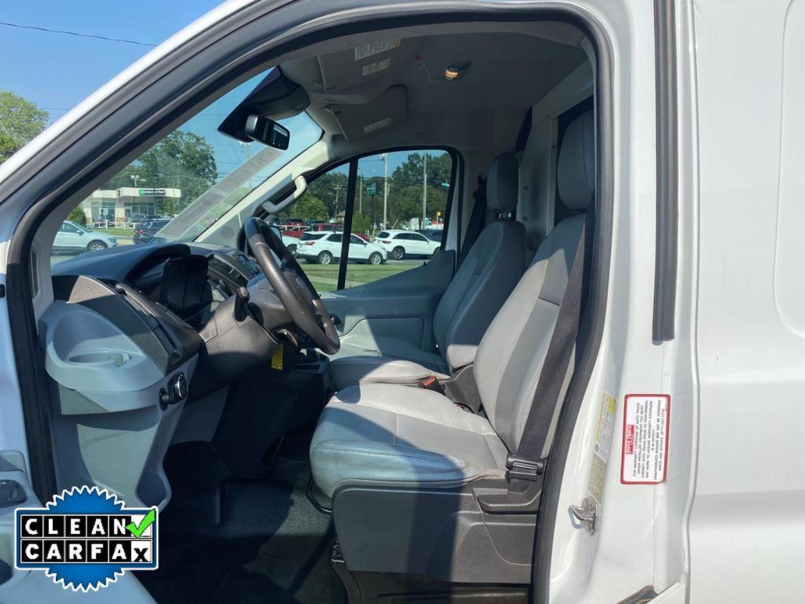 2016 Oxford White /Pewter Ford Transit Van Base w/Sliding Pass-Side Cargo-Door (1FTYE1YM8GK) with an V6, 3.7L engine, 6-speed automatic transmission, located at 3147 E Independence Blvd, Charlotte, NC, 28205, 35.200268, -80.773651 - <b>Equipment</b><br>Protect this 2016 Ford Transit Van T-150 Low Roof Slide from unwanted accidents with a cutting edge backup camera system. The state of the art park assist system will guide you easily into any spot. This unit has a clean CARFAX vehicle history report. This Ford Transit Van embodi - Photo #24