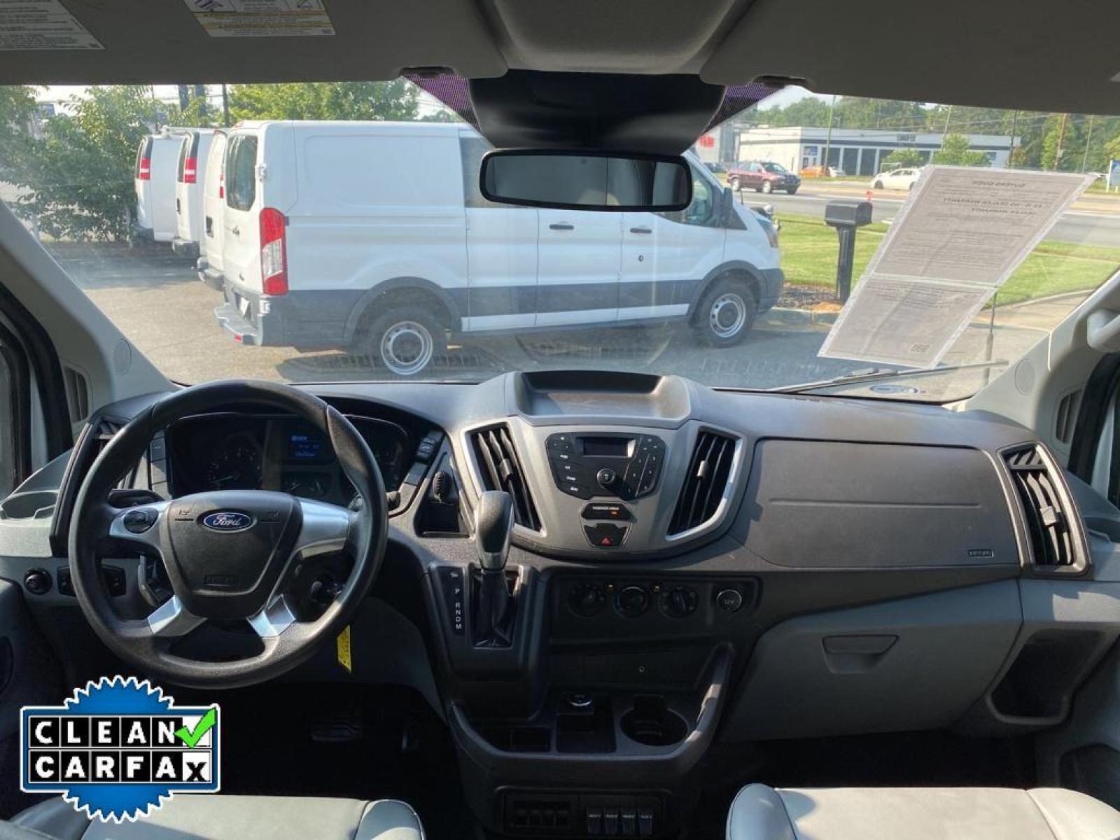 2016 Oxford White /Pewter Ford Transit Van Base w/Sliding Pass-Side Cargo-Door (1FTYE1YM8GK) with an V6, 3.7L engine, 6-speed automatic transmission, located at 3147 E Independence Blvd, Charlotte, NC, 28205, 35.200268, -80.773651 - <b>Equipment</b><br>Protect this 2016 Ford Transit Van T-150 Low Roof Slide from unwanted accidents with a cutting edge backup camera system. The state of the art park assist system will guide you easily into any spot. This unit has a clean CARFAX vehicle history report. This Ford Transit Van embodi - Photo #6