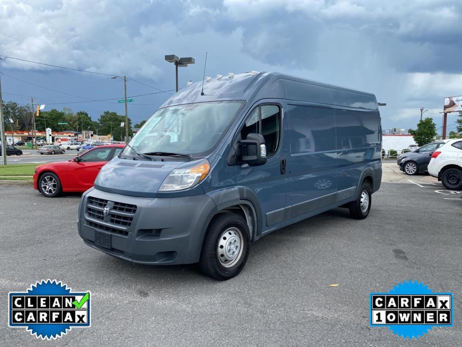 2018 Bright White Clearcoat /Black Ram ProMaster 2500 High Roof (3C6TRVDG8JE) with an V6, 3.6L engine, 6-speed automatic transmission, located at 3147 E Independence Blvd, Charlotte, NC, 28205, 35.200268, -80.773651 - <b>Equipment</b><br>This vehicle is a certified CARFAX 1-owner. Our dealership has already run the CARFAX report and it is clean. A clean CARFAX is a great asset for resale value in the future. Protect this unit from unwanted accidents with a cutting edge backup camera system. This vehicle features - Photo #9