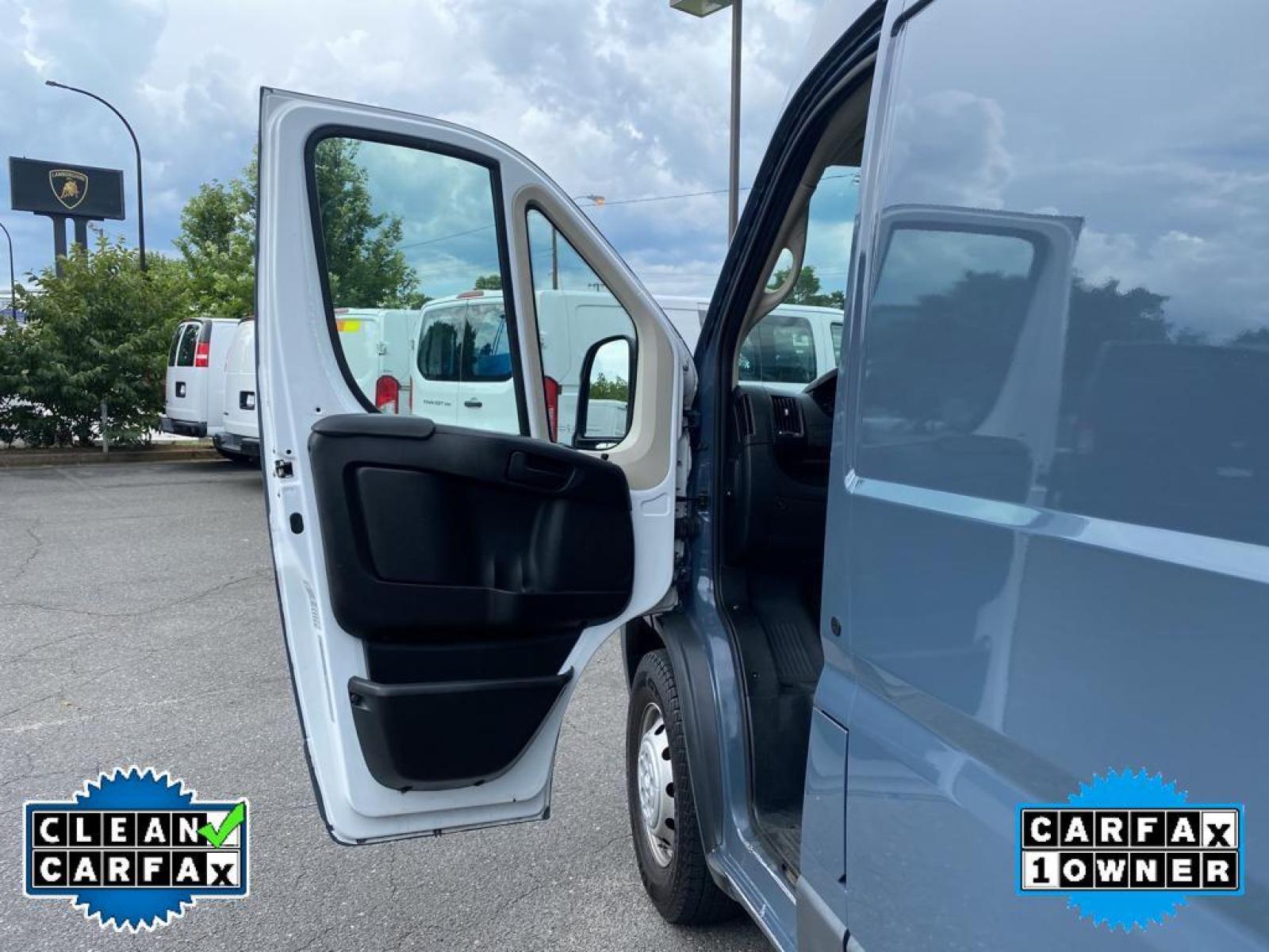 2018 Bright White Clearcoat /Black Ram ProMaster 2500 High Roof (3C6TRVDG8JE) with an V6, 3.6L engine, 6-speed automatic transmission, located at 3147 E Independence Blvd, Charlotte, NC, 28205, 35.200268, -80.773651 - <b>Equipment</b><br>This vehicle is a certified CARFAX 1-owner. Our dealership has already run the CARFAX report and it is clean. A clean CARFAX is a great asset for resale value in the future. Protect this unit from unwanted accidents with a cutting edge backup camera system. This vehicle features - Photo #19