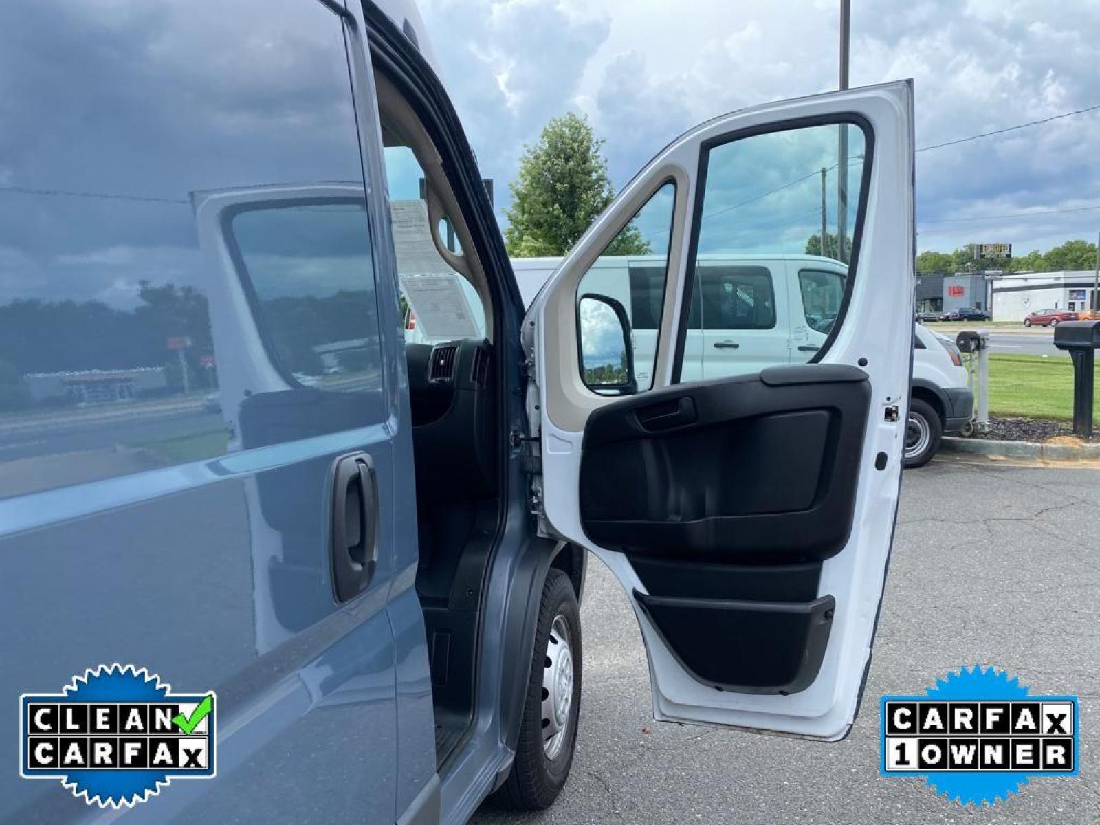 2018 Bright White Clearcoat /Black Ram ProMaster 2500 High Roof (3C6TRVDG8JE) with an V6, 3.6L engine, 6-speed automatic transmission, located at 3147 E Independence Blvd, Charlotte, NC, 28205, 35.200268, -80.773651 - <b>Equipment</b><br>This vehicle is a certified CARFAX 1-owner. Our dealership has already run the CARFAX report and it is clean. A clean CARFAX is a great asset for resale value in the future. Protect this unit from unwanted accidents with a cutting edge backup camera system. This vehicle features - Photo #21