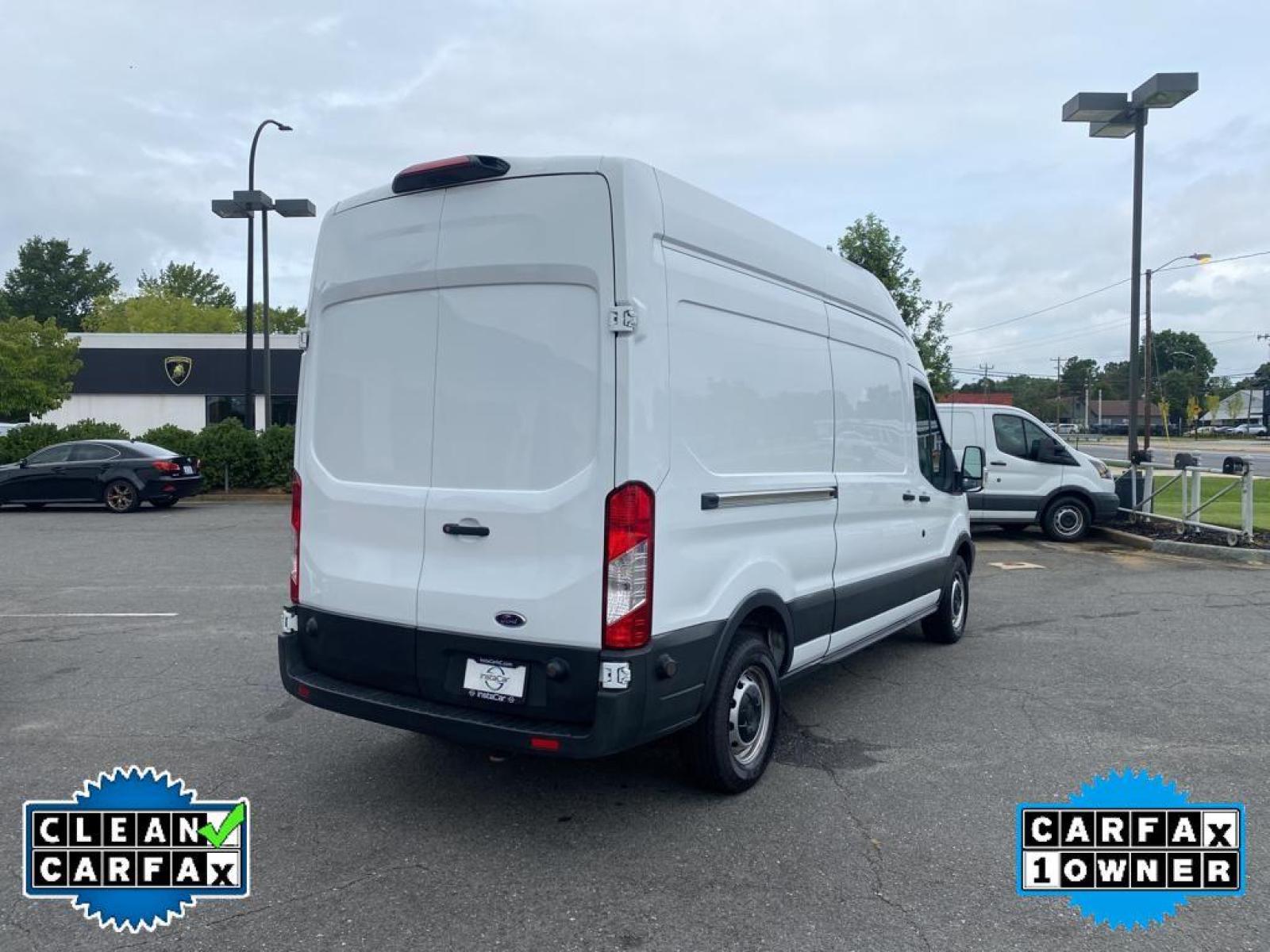 2019 Oxford White /Pewter Ford Transit Van Base w/Sliding Pass-Side Cargo Door (1FTYR2XM8KK) with an V6, 3.7L engine, 6-speed automatic transmission, located at 3147 E Independence Blvd, Charlotte, NC, 28205, 35.200268, -80.773651 - <b>Equipment</b><br>This Ford Transit Van is equipped with the latest generation of XM/Sirius Radio. This model features a hands-free Bluetooth phone system. This 2019 Ford Transit Van T-250 High Roof Slide has a clean CARFAX vehicle history report. This unit has satellite radio capabilities. This v - Photo #7