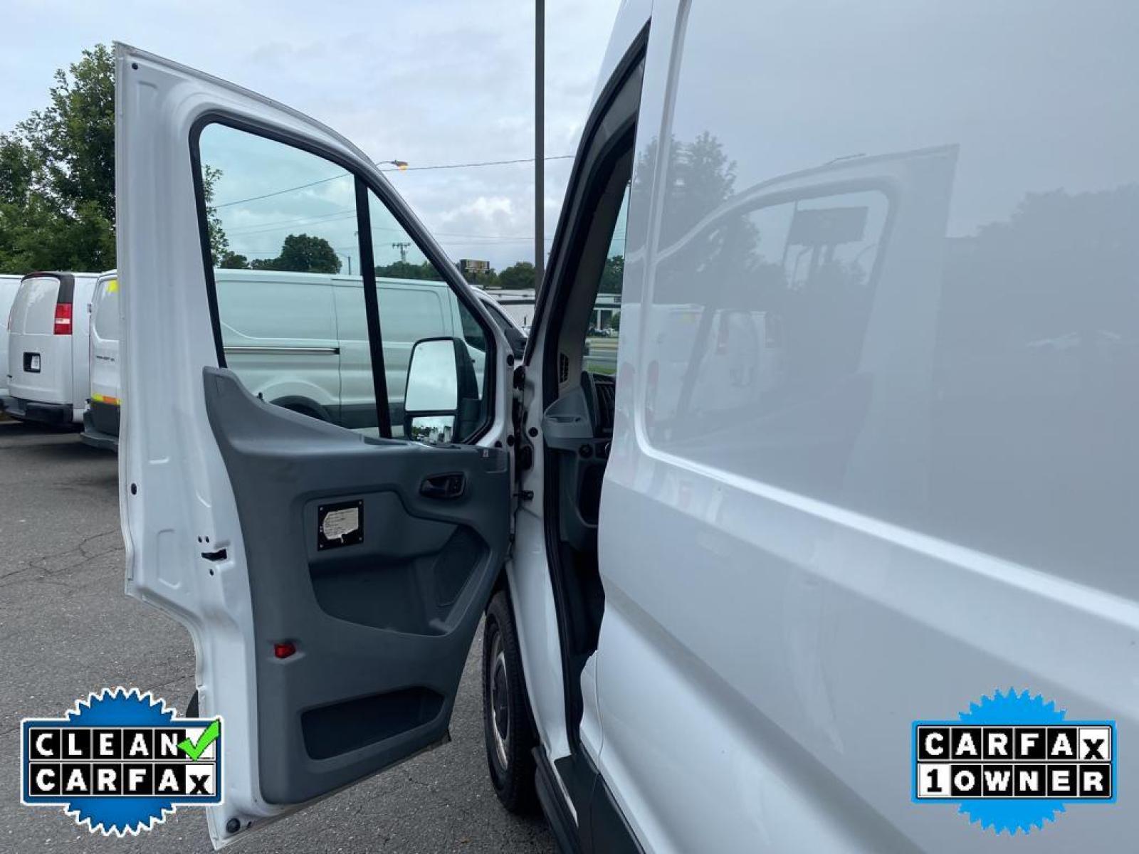 2019 Oxford White /Pewter Ford Transit Van Base w/Sliding Pass-Side Cargo Door (1FTYR2XM8KK) with an V6, 3.7L engine, 6-speed automatic transmission, located at 3147 E Independence Blvd, Charlotte, NC, 28205, 35.200268, -80.773651 - <b>Equipment</b><br>This Ford Transit Van is equipped with the latest generation of XM/Sirius Radio. This model features a hands-free Bluetooth phone system. This 2019 Ford Transit Van T-250 High Roof Slide has a clean CARFAX vehicle history report. This unit has satellite radio capabilities. This v - Photo #11