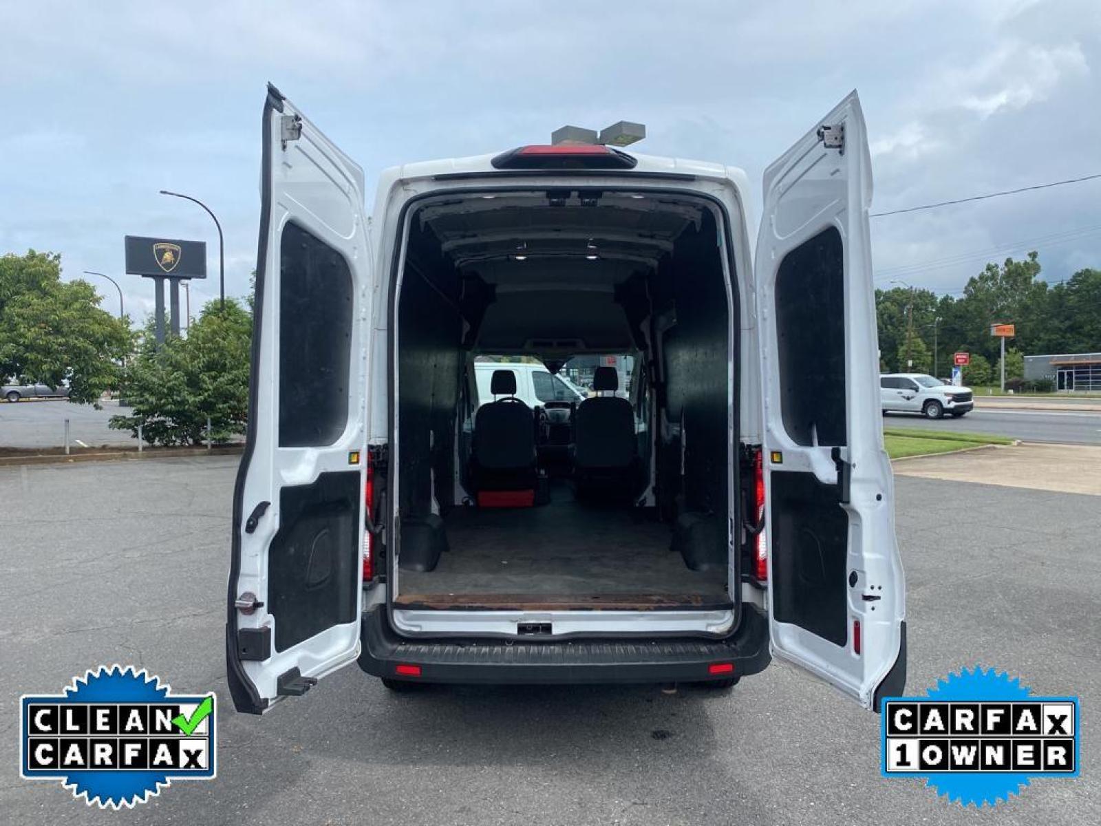 2019 Oxford White /Pewter Ford Transit Van Base w/Sliding Pass-Side Cargo Door (1FTYR2XM8KK) with an V6, 3.7L engine, 6-speed automatic transmission, located at 3147 E Independence Blvd, Charlotte, NC, 28205, 35.200268, -80.773651 - <b>Equipment</b><br>This Ford Transit Van is equipped with the latest generation of XM/Sirius Radio. This model features a hands-free Bluetooth phone system. This 2019 Ford Transit Van T-250 High Roof Slide has a clean CARFAX vehicle history report. This unit has satellite radio capabilities. This v - Photo #23