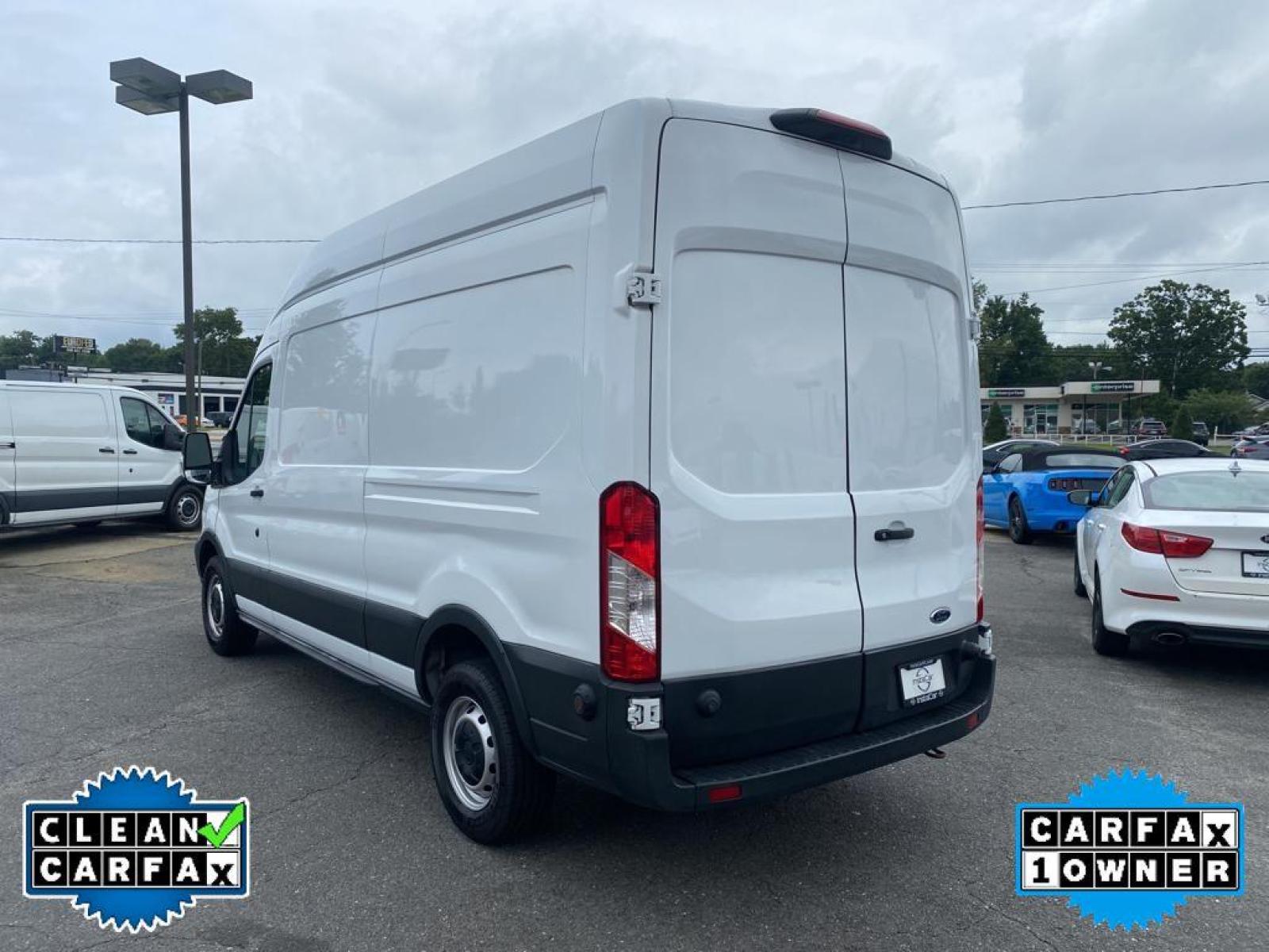 2019 Oxford White /Pewter Ford Transit Van Base w/Sliding Pass-Side Cargo Door (1FTYR2XM8KK) with an V6, 3.7L engine, 6-speed automatic transmission, located at 3147 E Independence Blvd, Charlotte, NC, 28205, 35.200268, -80.773651 - <b>Equipment</b><br>This Ford Transit Van is equipped with the latest generation of XM/Sirius Radio. This model features a hands-free Bluetooth phone system. This 2019 Ford Transit Van T-250 High Roof Slide has a clean CARFAX vehicle history report. This unit has satellite radio capabilities. This v - Photo #6
