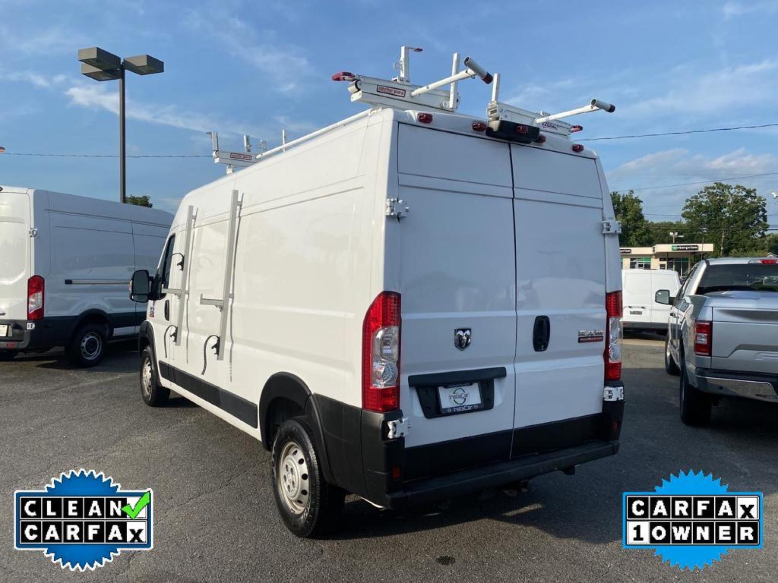 2019 Bright White Clearcoat /Black Ram ProMaster 2500 High Roof (3C6TRVDG5KE) with an V6, 3.6L engine, 6-speed automatic transmission, located at 3147 E Independence Blvd, Charlotte, NC, 28205, 35.200268, -80.773651 - Photo #12