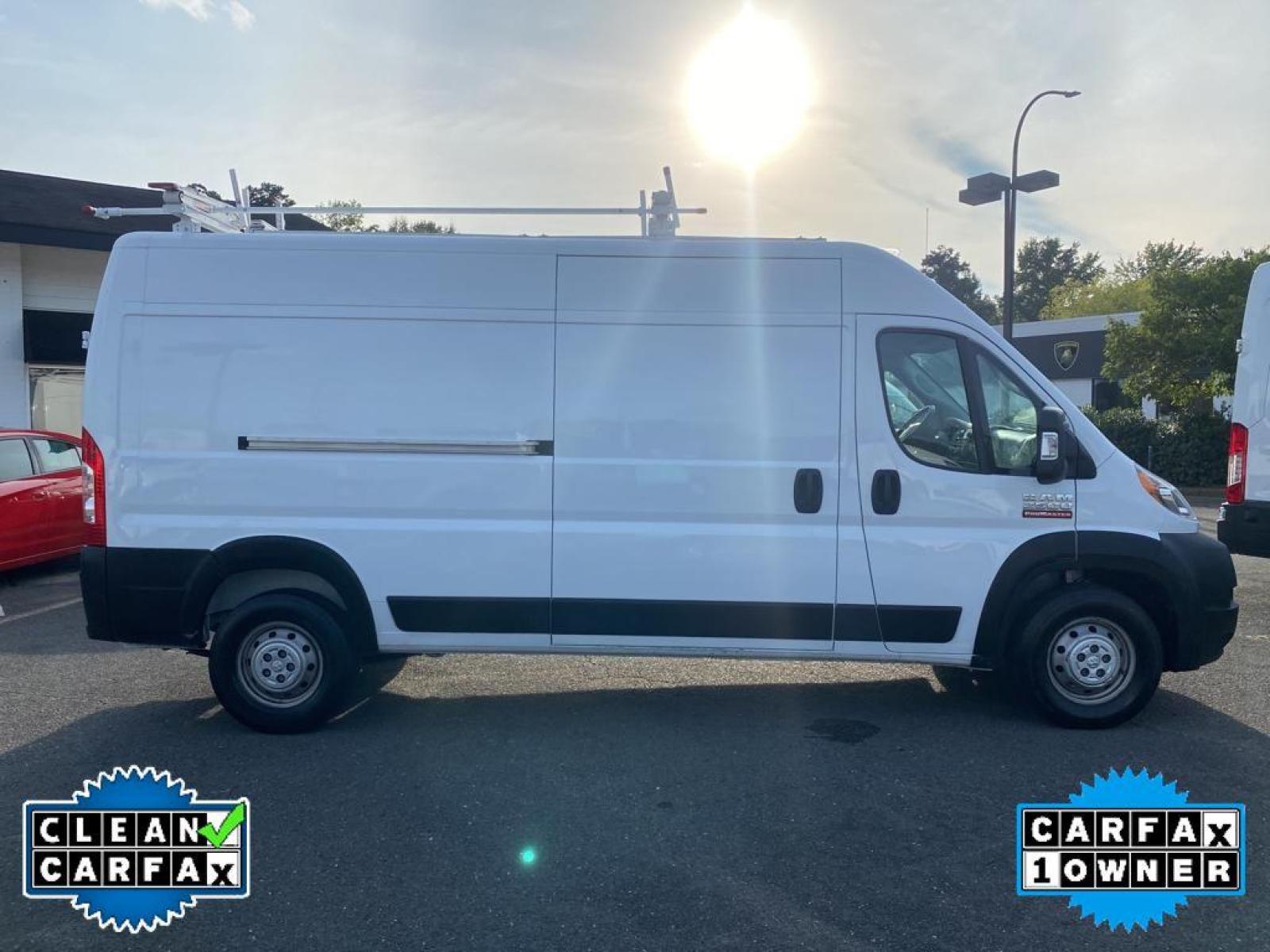 2019 Bright White Clearcoat /Black Ram ProMaster 2500 High Roof (3C6TRVDG5KE) with an V6, 3.6L engine, 6-speed automatic transmission, located at 3147 E Independence Blvd, Charlotte, NC, 28205, 35.200268, -80.773651 - Photo #15
