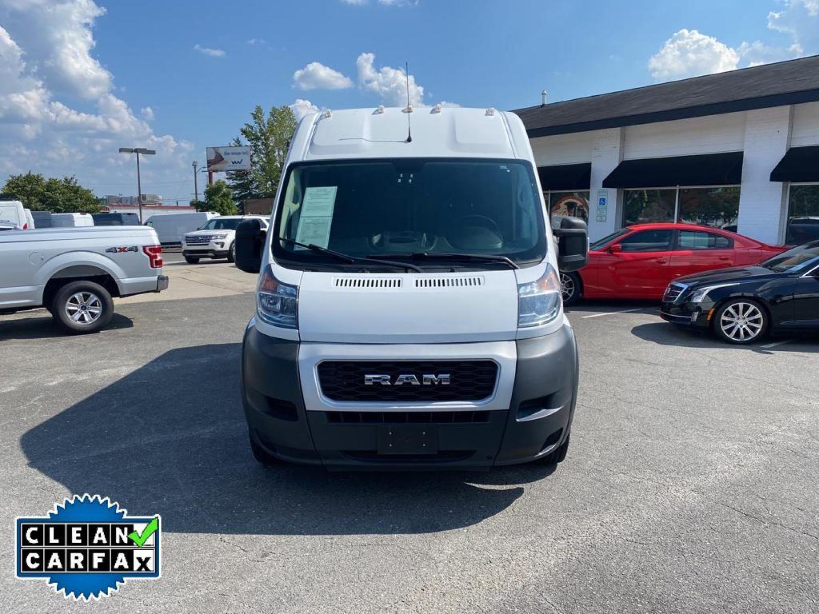 2020 Bright White Clearcoat /Black Ram ProMaster 1500 High Roof 136WB (3C6TRVBG8LE) with an V6, 3.6L engine, 6-speed automatic transmission, located at 3147 E Independence Blvd, Charlotte, NC, 28205, 35.200268, -80.773651 - <b>Equipment</b><br>See what's behind you with the back up camera on this unit. This Ram ProMaster 1500 has a clean CARFAX vehicle history report. It has satellite radio capabilities. Bluetooth technology is built into this unit, keeping your hands on the steering wheel and your focus on the road. T - Photo #10