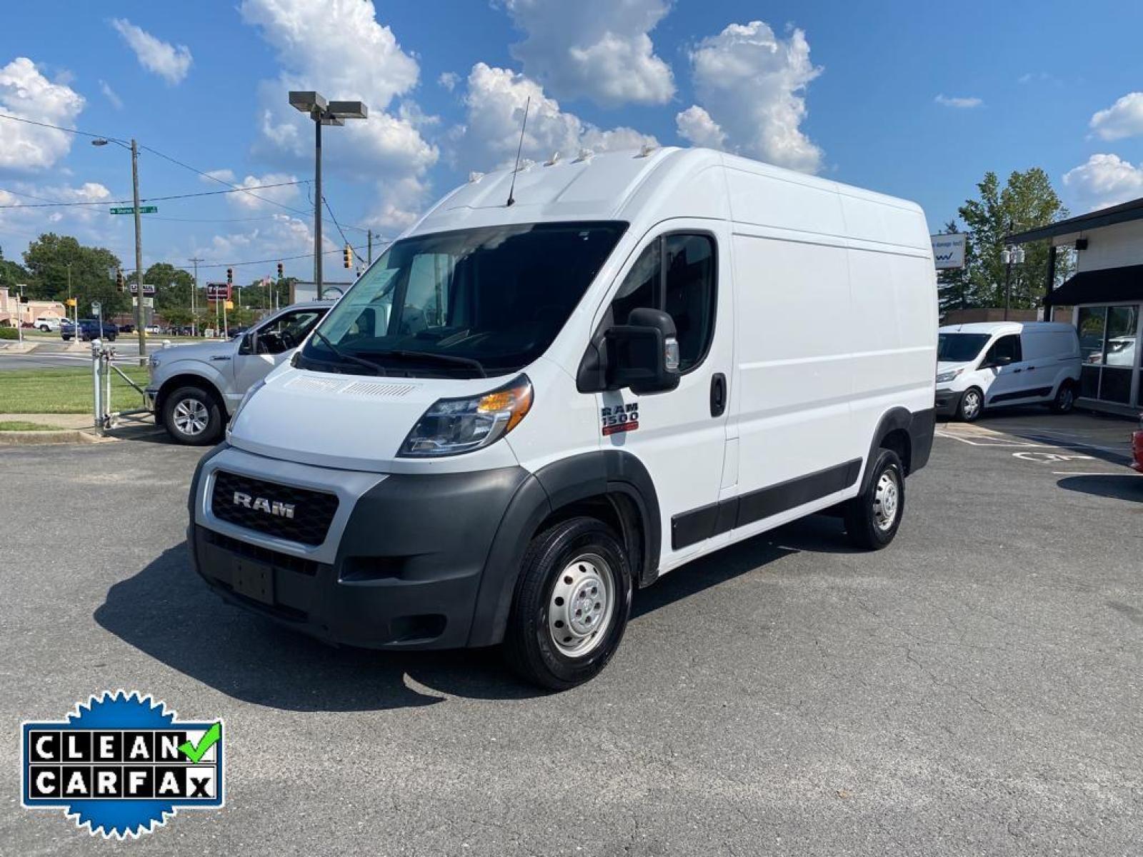 2020 Bright White Clearcoat /Black Ram ProMaster 1500 High Roof 136WB (3C6TRVBG8LE) with an V6, 3.6L engine, 6-speed automatic transmission, located at 3147 E Independence Blvd, Charlotte, NC, 28205, 35.200268, -80.773651 - <b>Equipment</b><br>See what's behind you with the back up camera on this unit. This Ram ProMaster 1500 has a clean CARFAX vehicle history report. It has satellite radio capabilities. Bluetooth technology is built into this unit, keeping your hands on the steering wheel and your focus on the road. T - Photo #11
