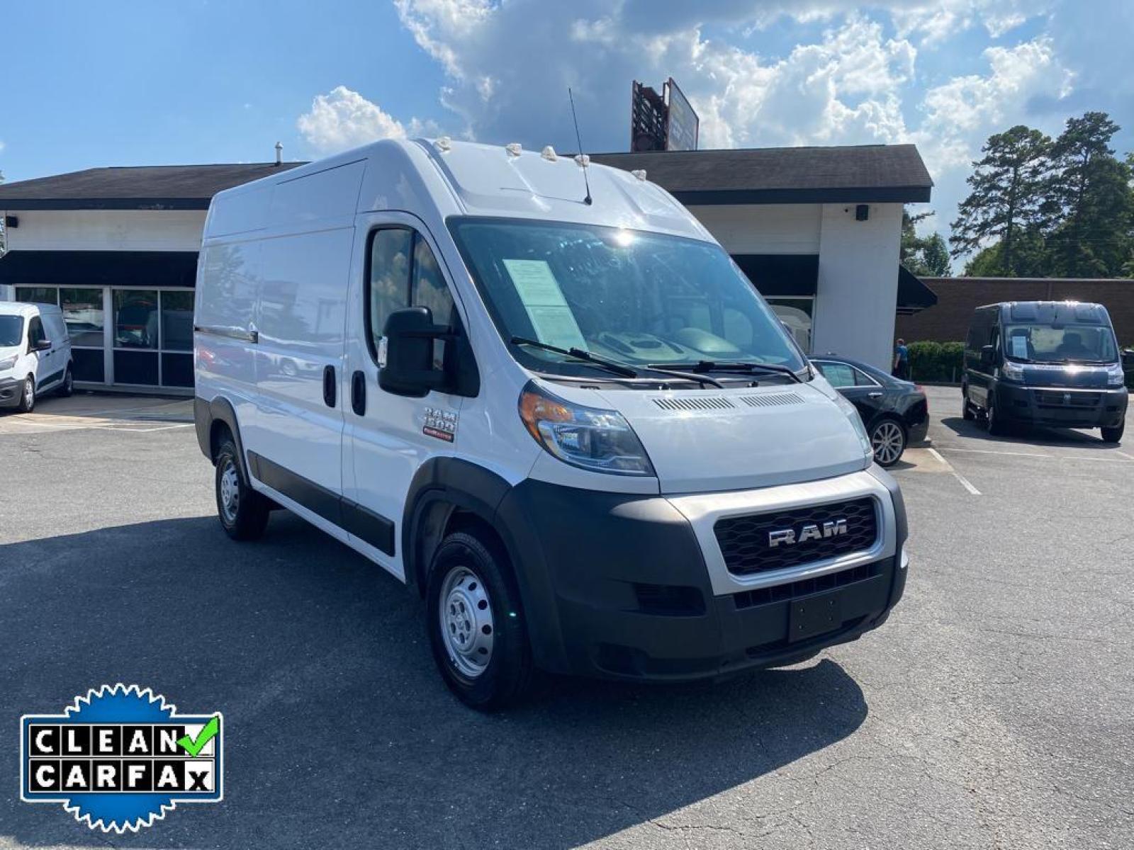 2020 Bright White Clearcoat /Black Ram ProMaster 1500 High Roof 136WB (3C6TRVBG8LE) with an V6, 3.6L engine, 6-speed automatic transmission, located at 3147 E Independence Blvd, Charlotte, NC, 28205, 35.200268, -80.773651 - <b>Equipment</b><br>See what's behind you with the back up camera on this unit. This Ram ProMaster 1500 has a clean CARFAX vehicle history report. It has satellite radio capabilities. Bluetooth technology is built into this unit, keeping your hands on the steering wheel and your focus on the road. T - Photo #9